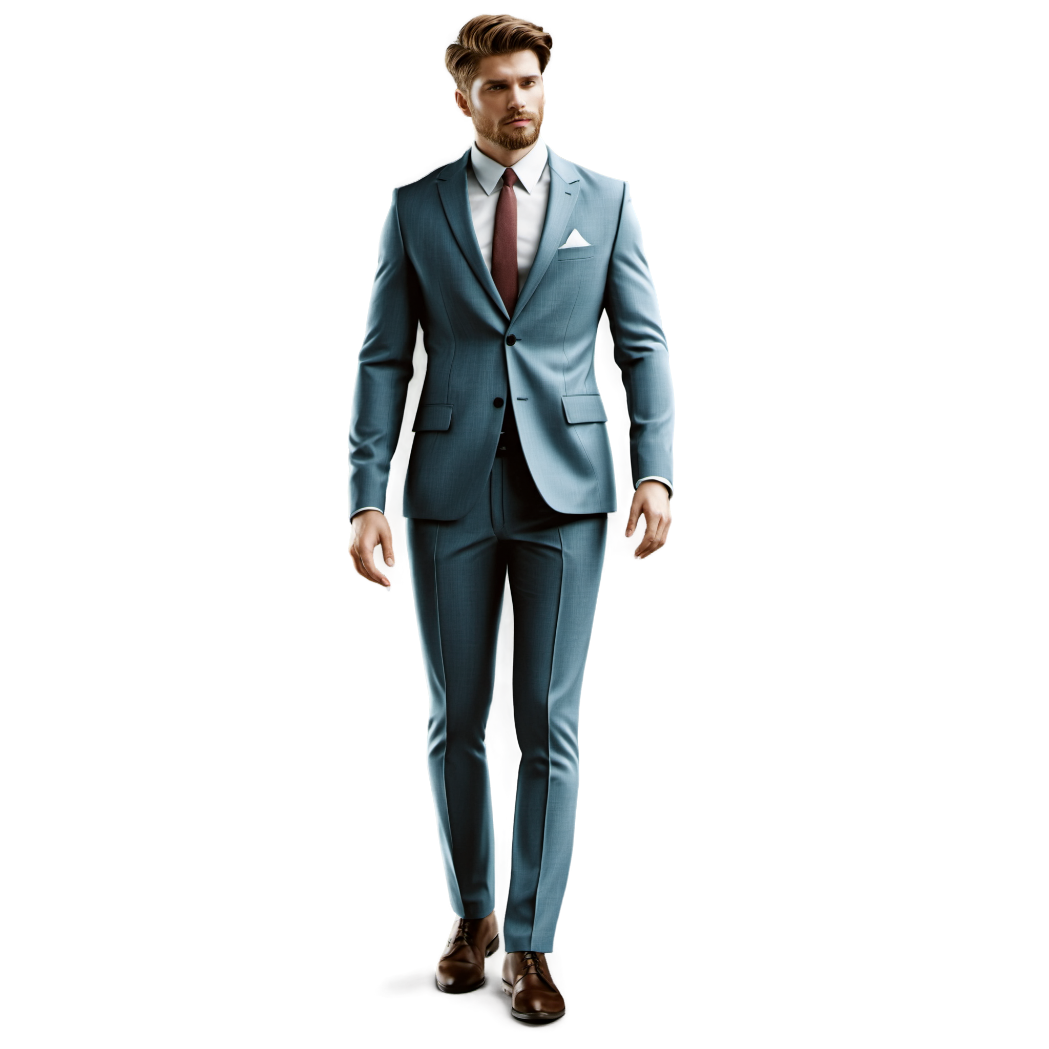 Fashion Suit Illustration Design Material