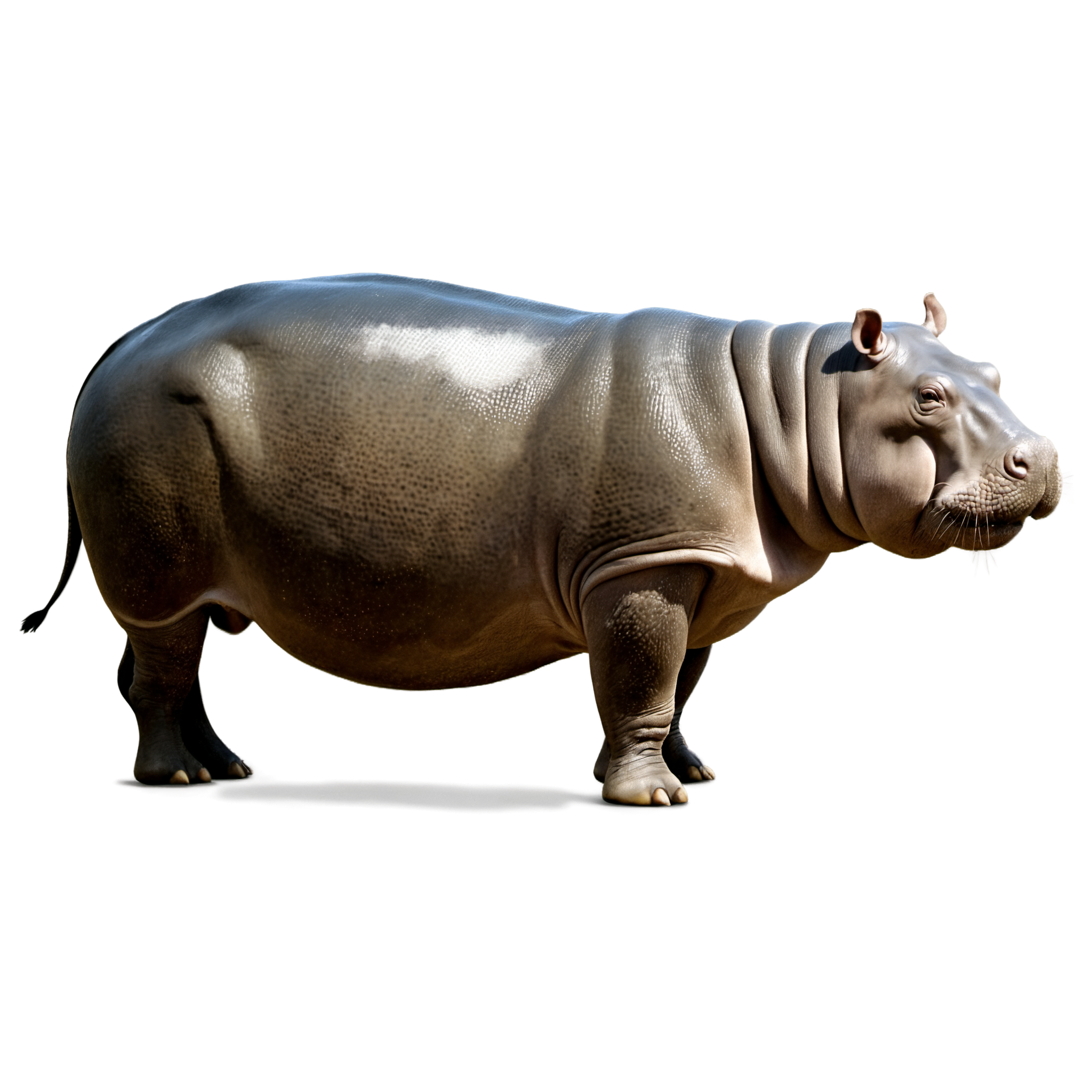 Hippopotamus illustration material collection