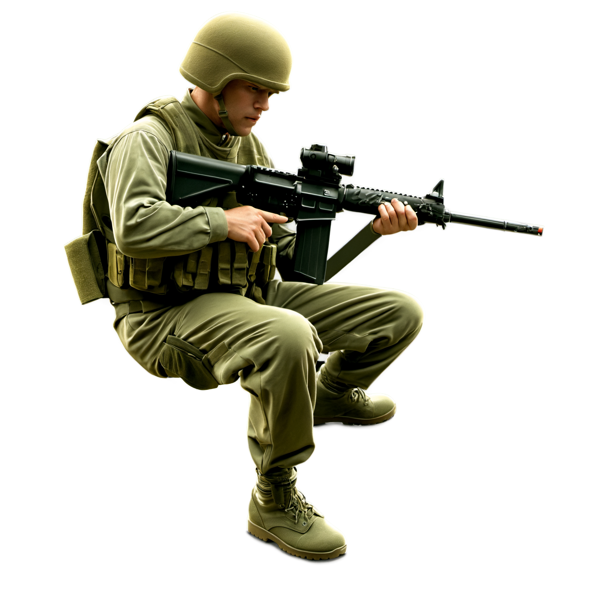 Military training illustration materials