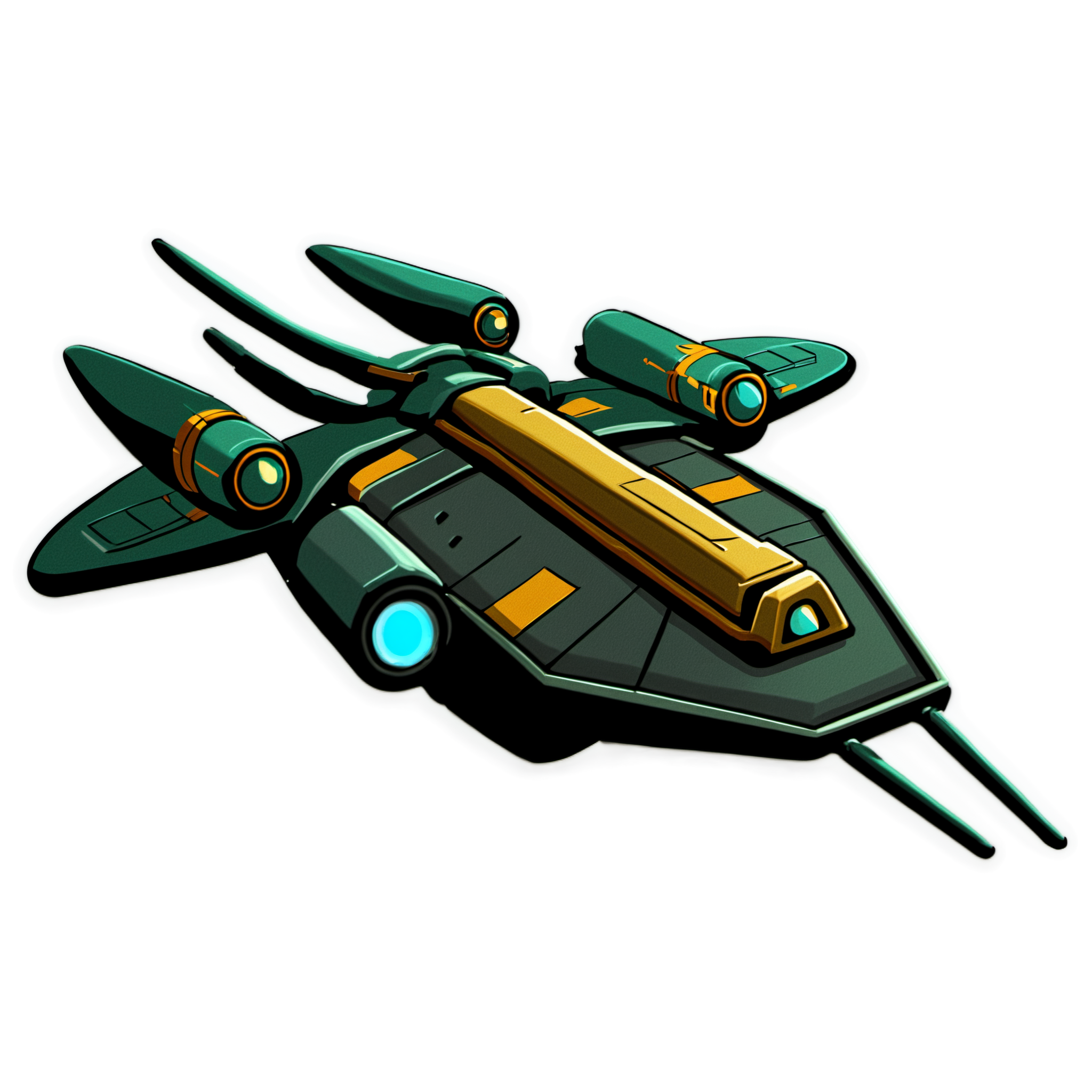 Science fiction illustration materials