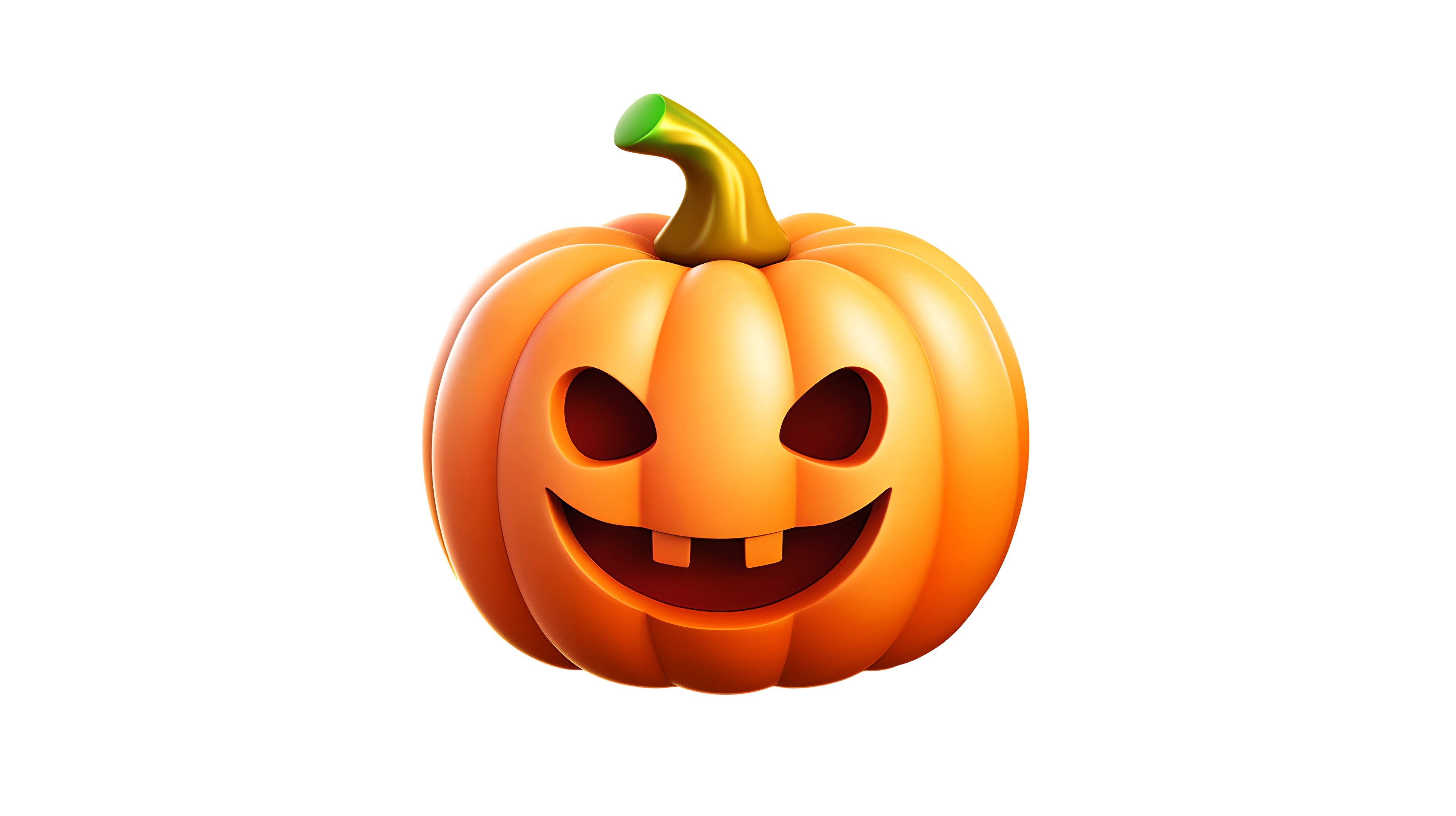 Monster Pumpkin Cartoon Halloween Commercial Illustration