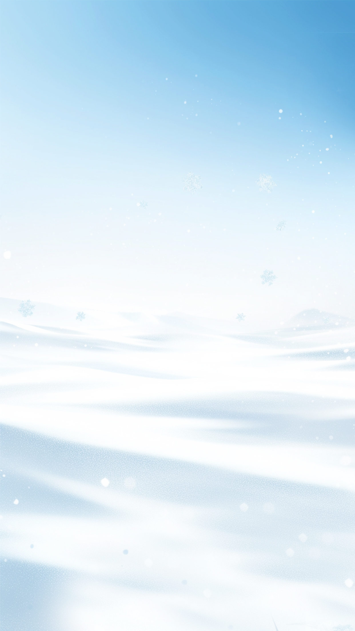 Winter to Myna Feather Great Snow Simplified Background