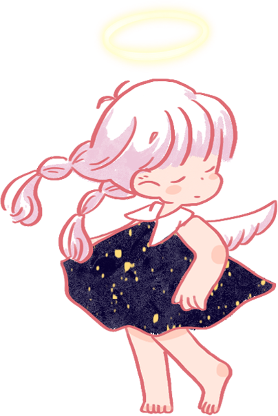 Dancing little girl/angel