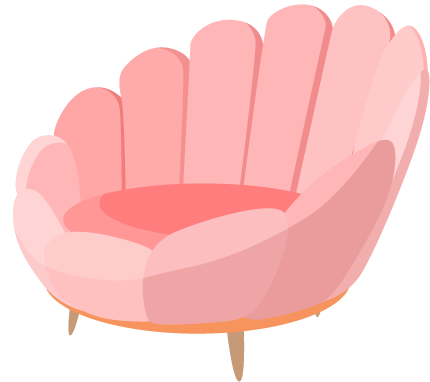 Pink Princess Sofa