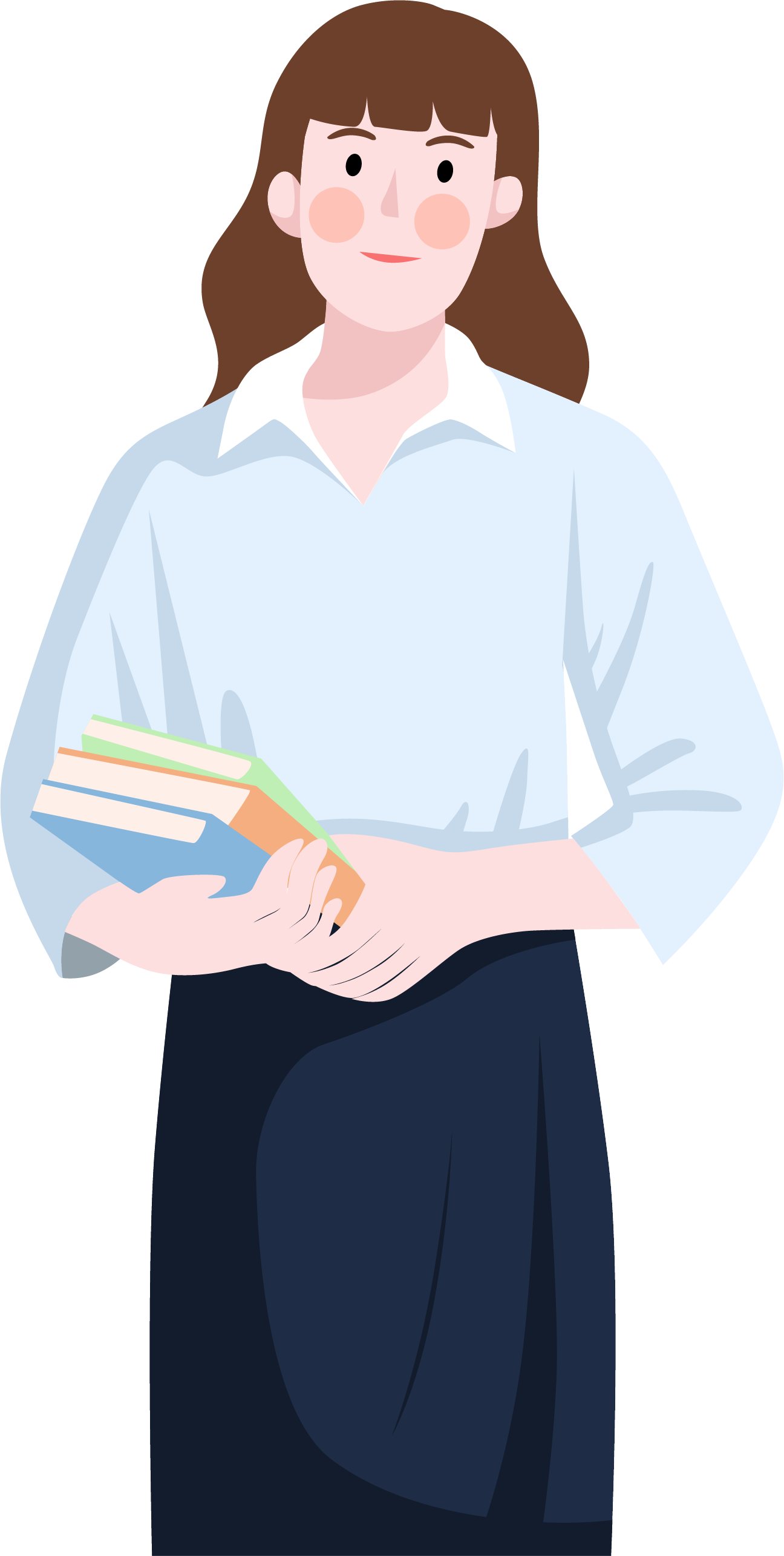 Hand-drawn character teacher/Teacher's Day