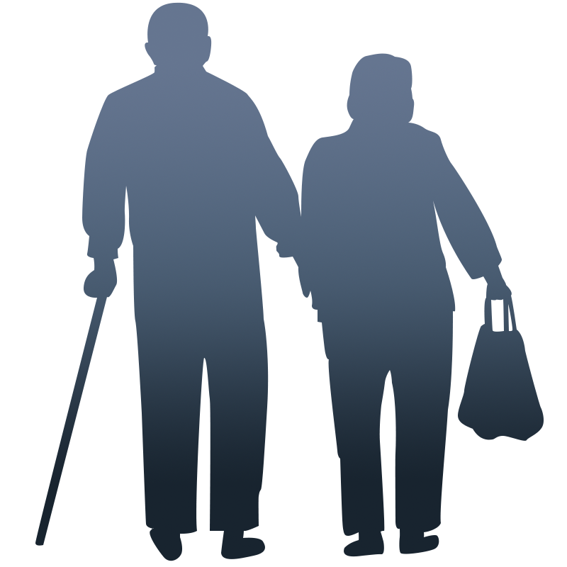 Walking hand in hand with the silhouette of a person