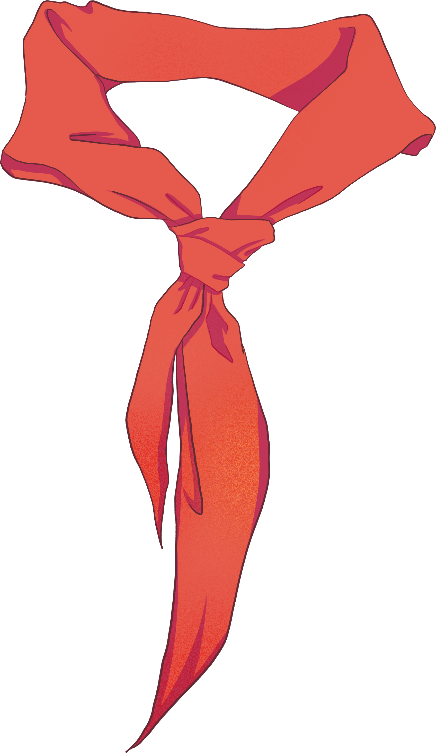 Red scarf