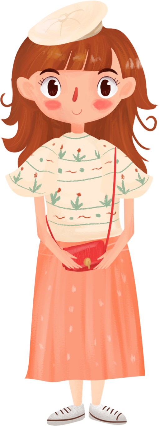 Cute and fresh little girl