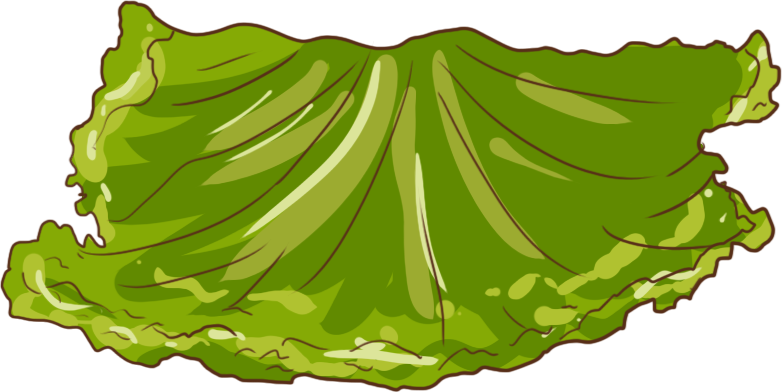 Vegetable leaves