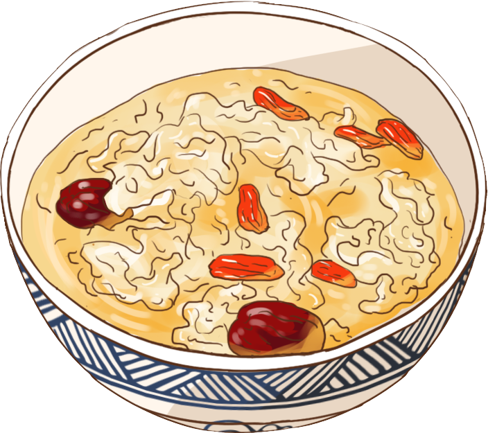 White fungus soup
