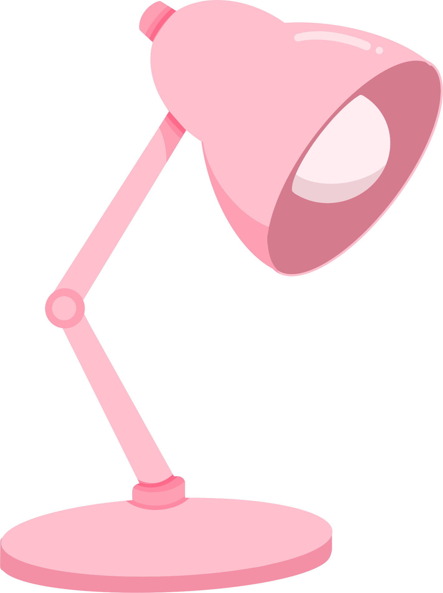 Pink table lamp