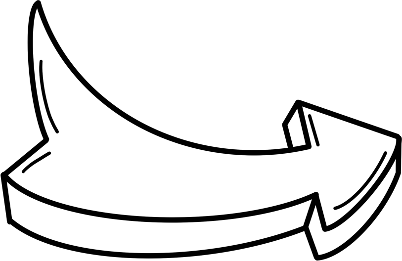 Transparent Line Arrow Material