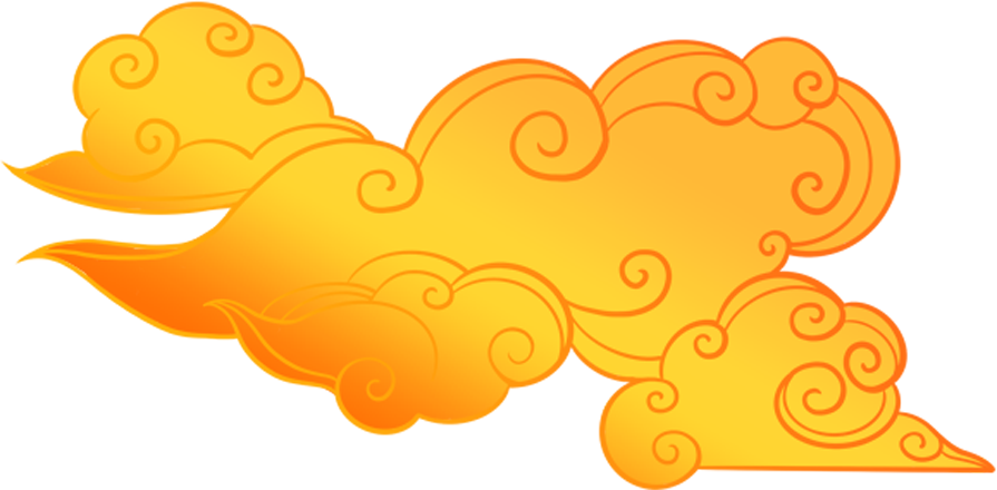 Golden Auspicious Clouds