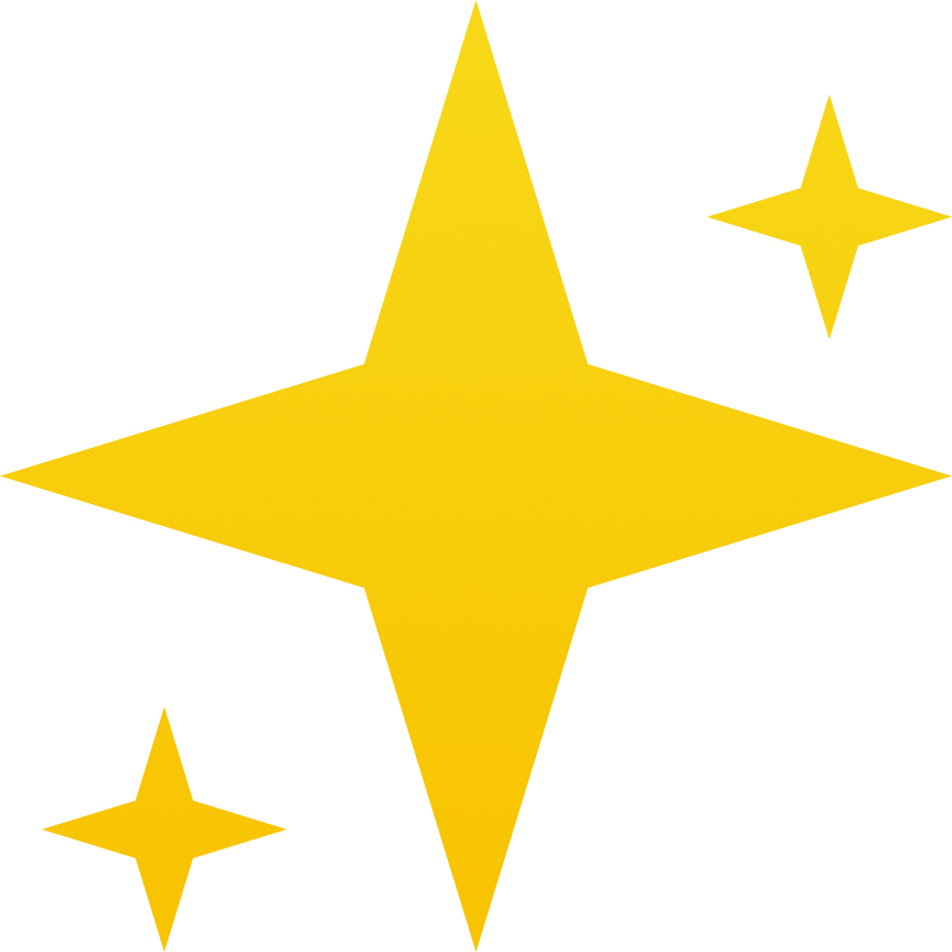 Yellow flashing star