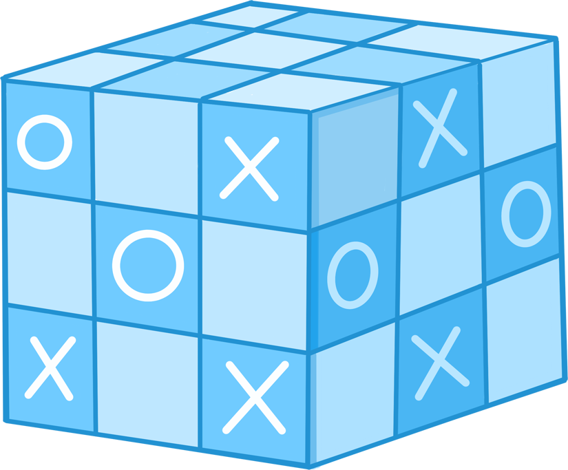 Creative shape of a cube