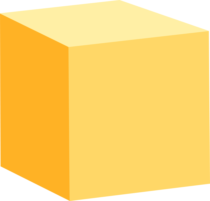 Yellow cube