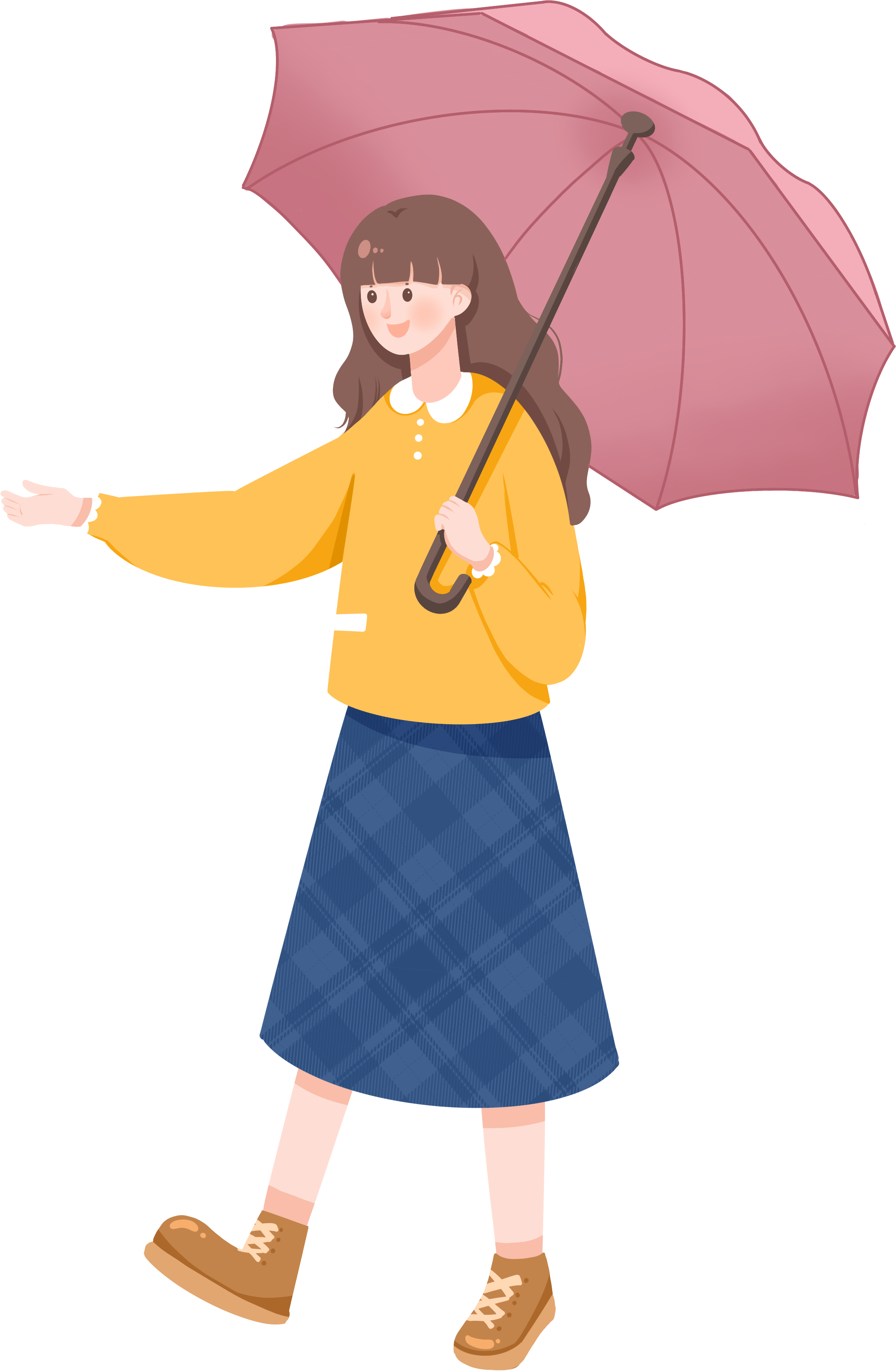 Girl with an umbrella
