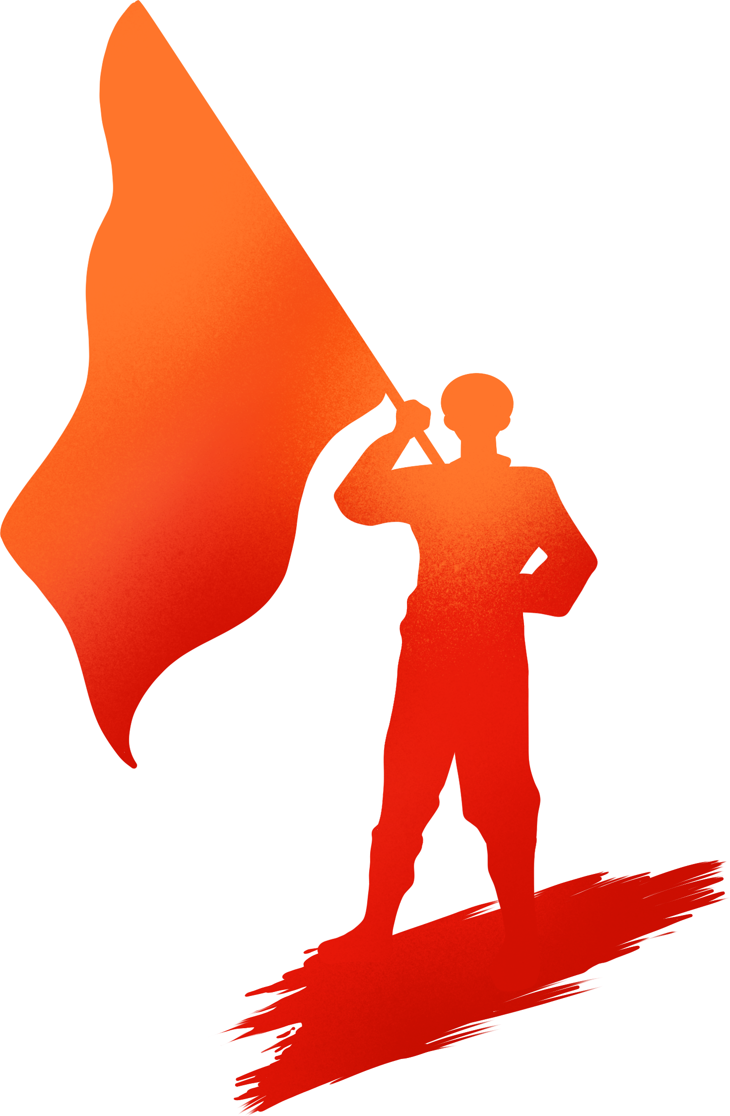 Soldier silhouette image