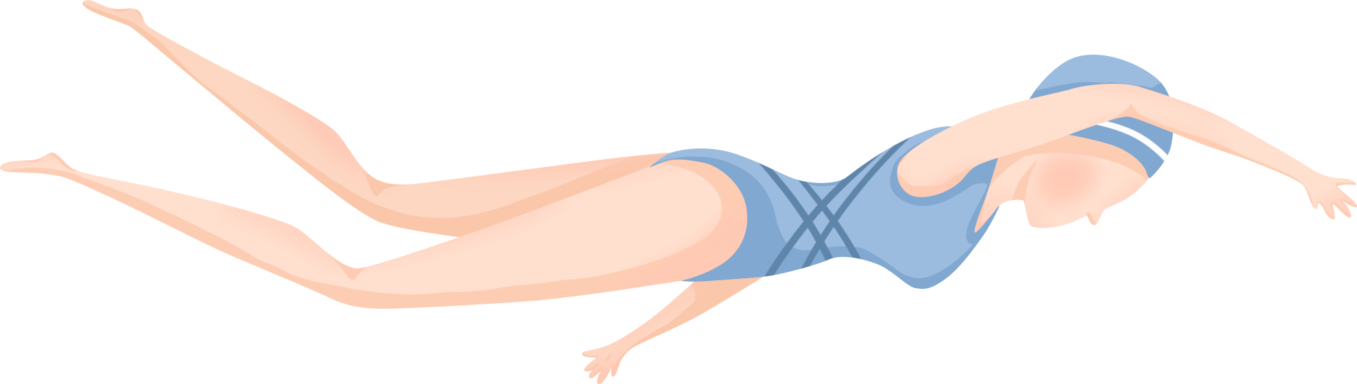 Image of a person swimming