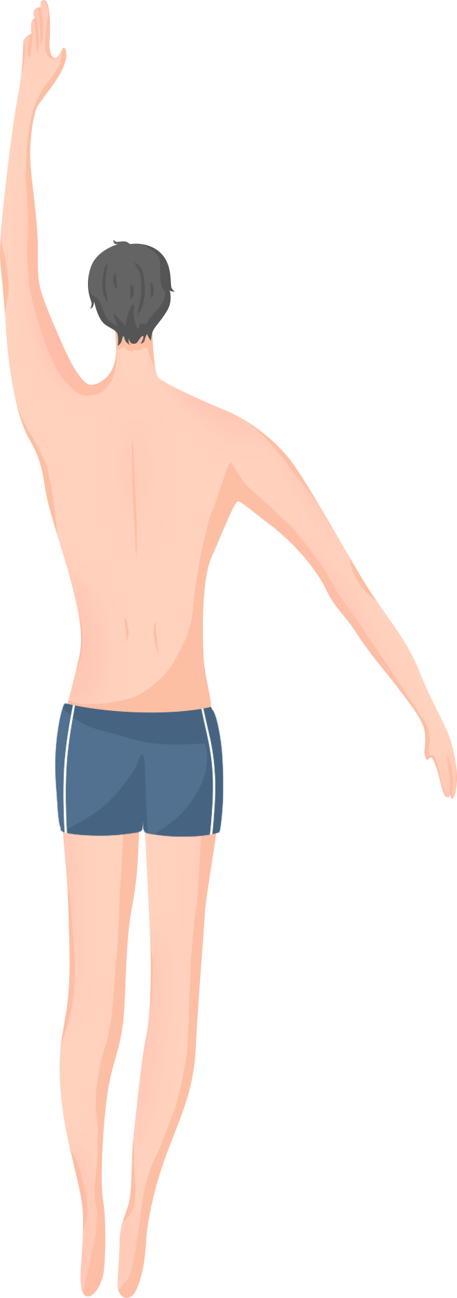 Image of a person swimming
