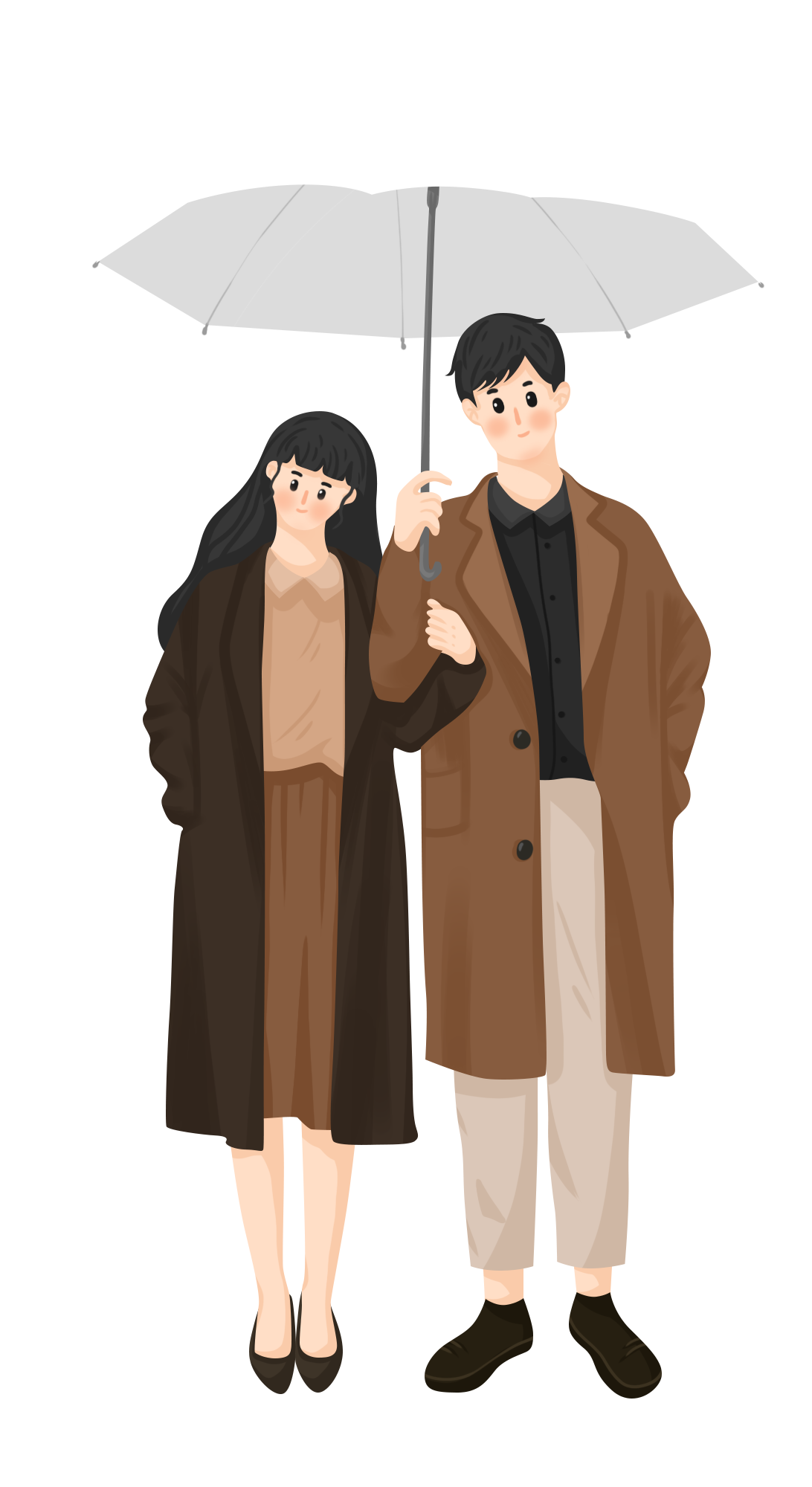 Couple with Umbrella Images