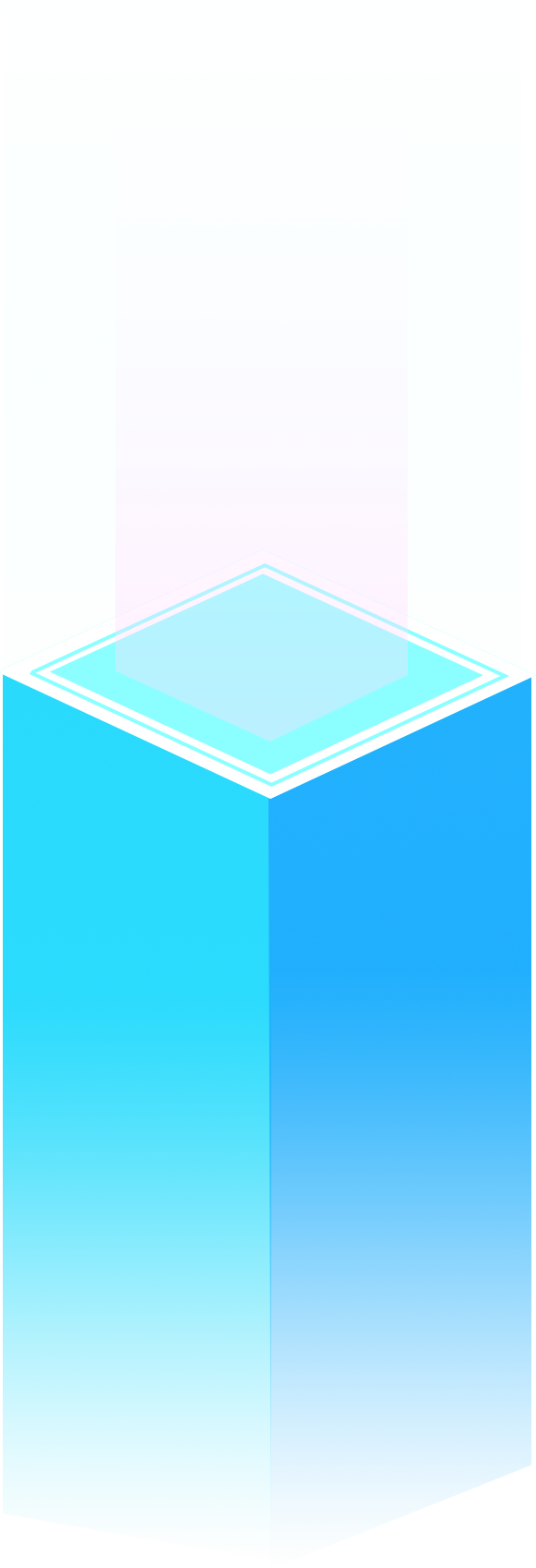 Glowing column image