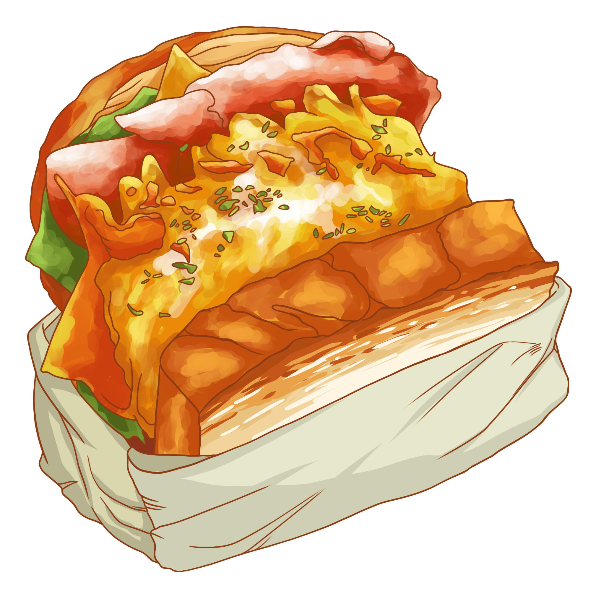 Summer materials, food materials