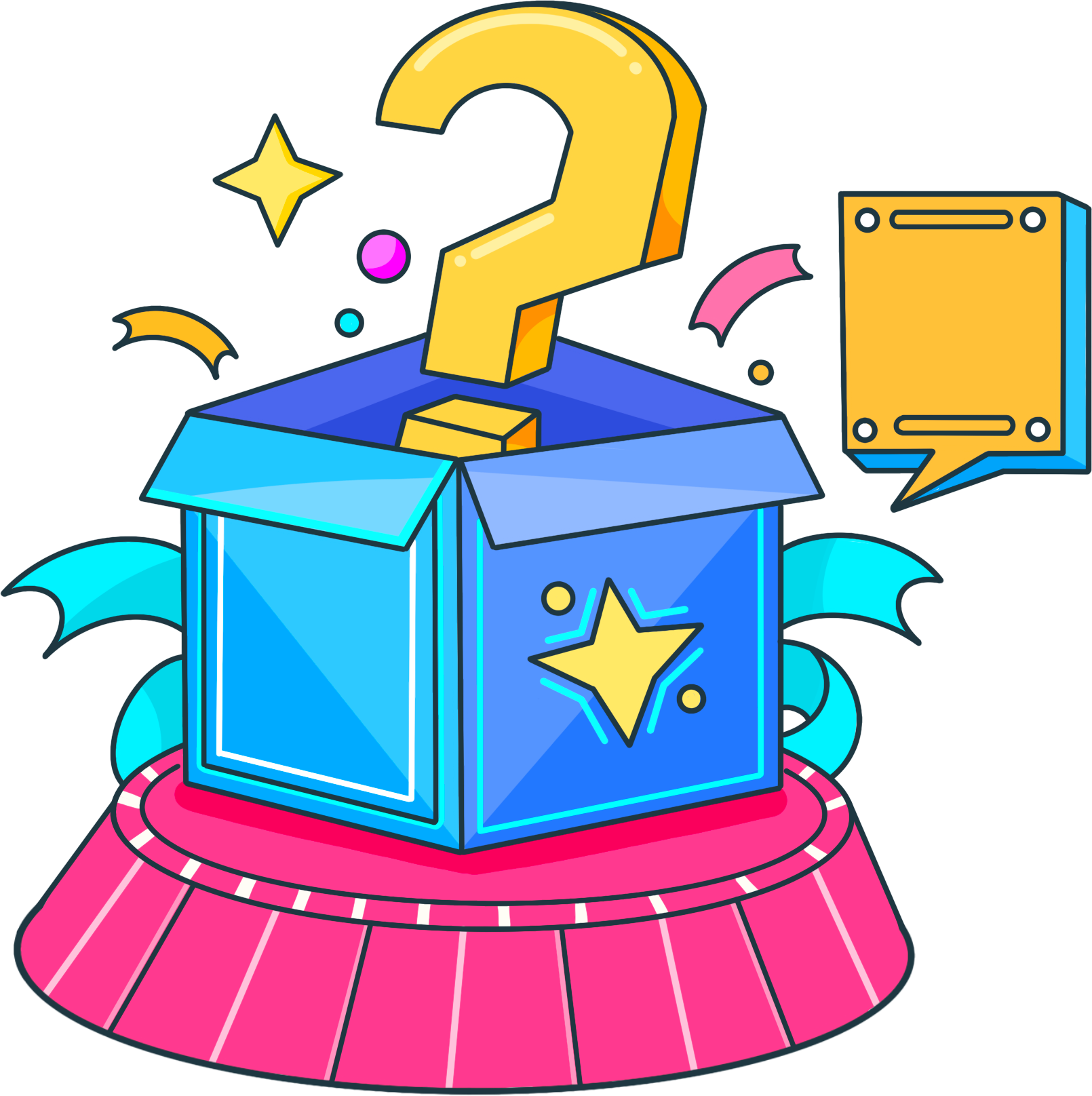 Colorful blind box image