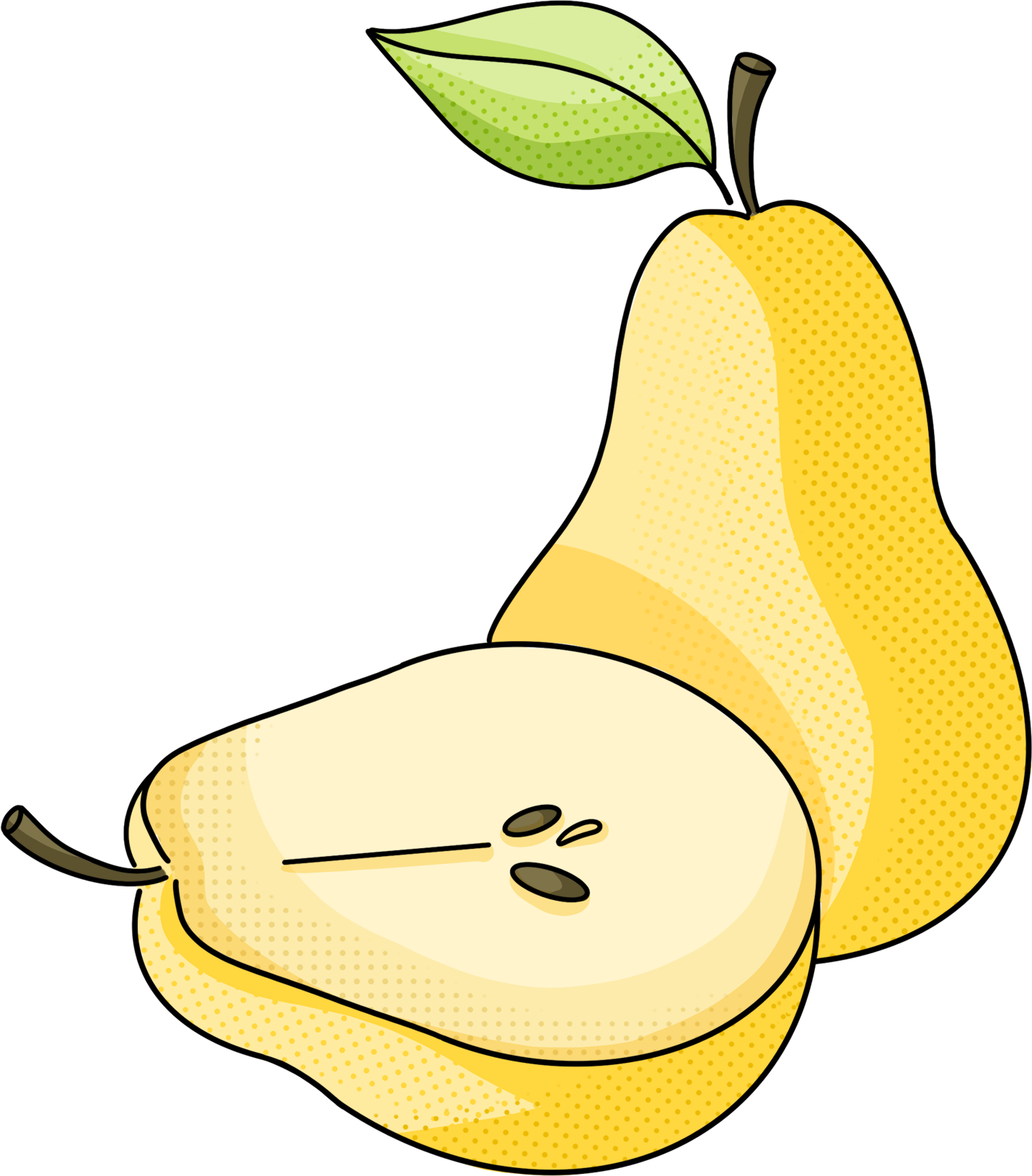 White pear image