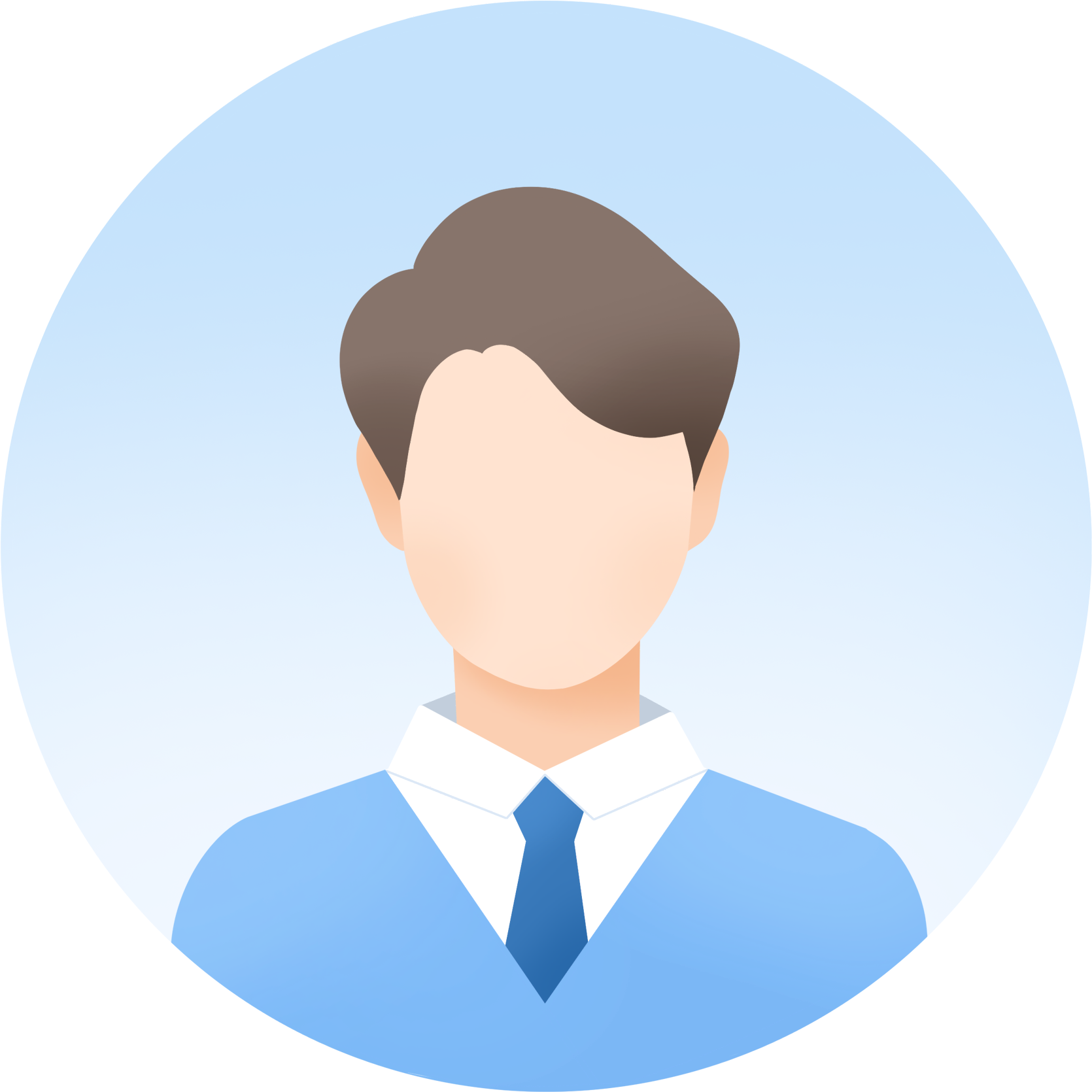 Personal Male Resume Icon Image