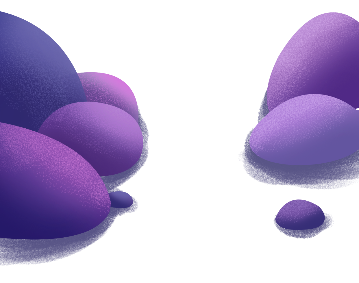 Purple stone nature