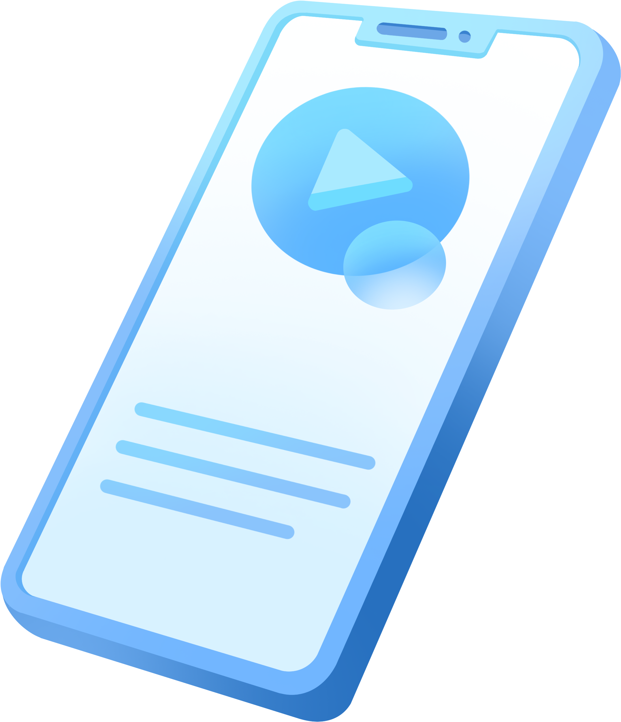 Artificial Intelligence Touchscreen Phone Image