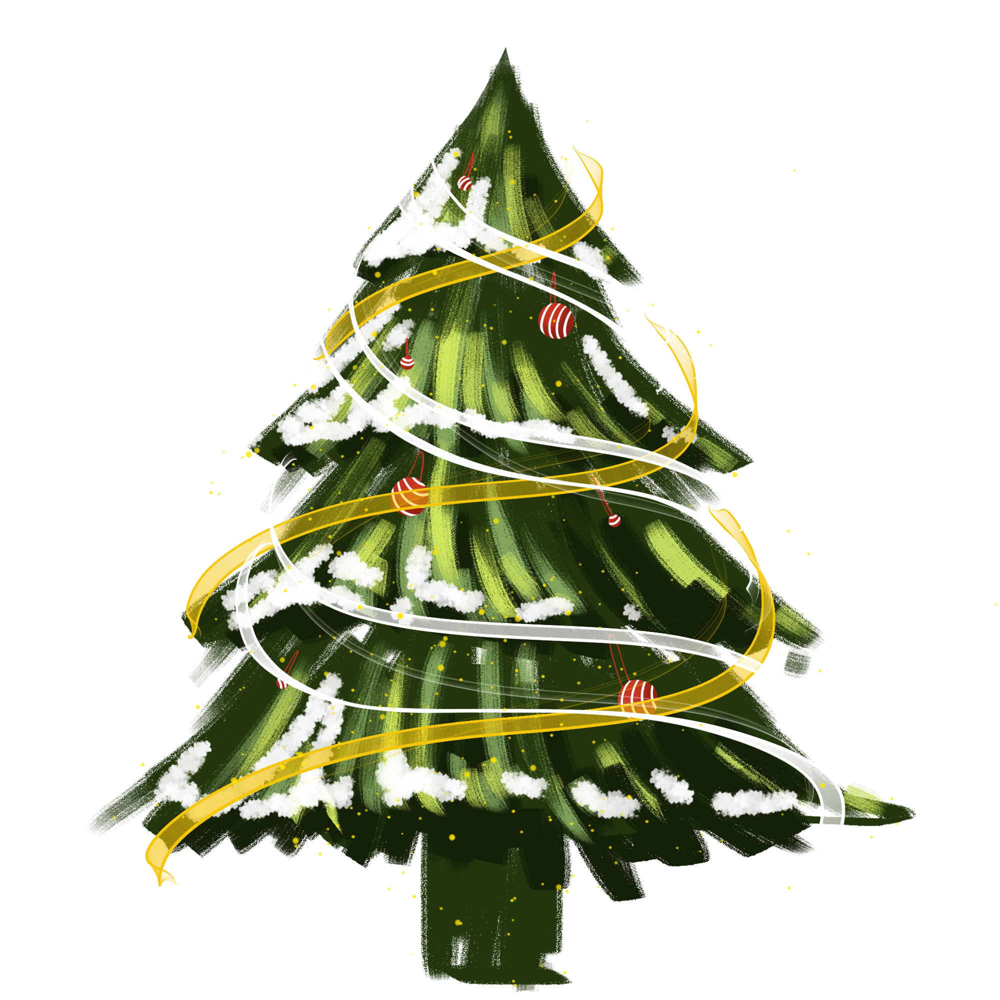 Christmas tree素材图片 for celebrating Christmas