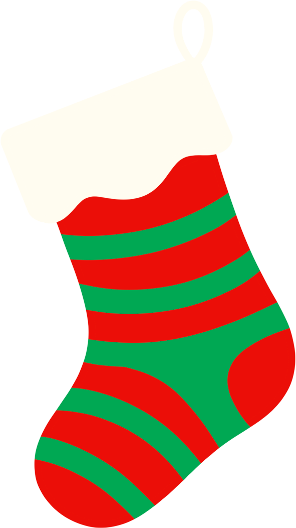 Christmas gift Christmas striped socks image