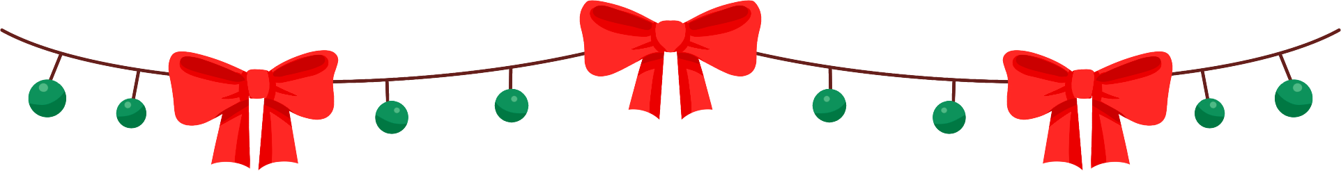 Christmas decorative bow ornament image