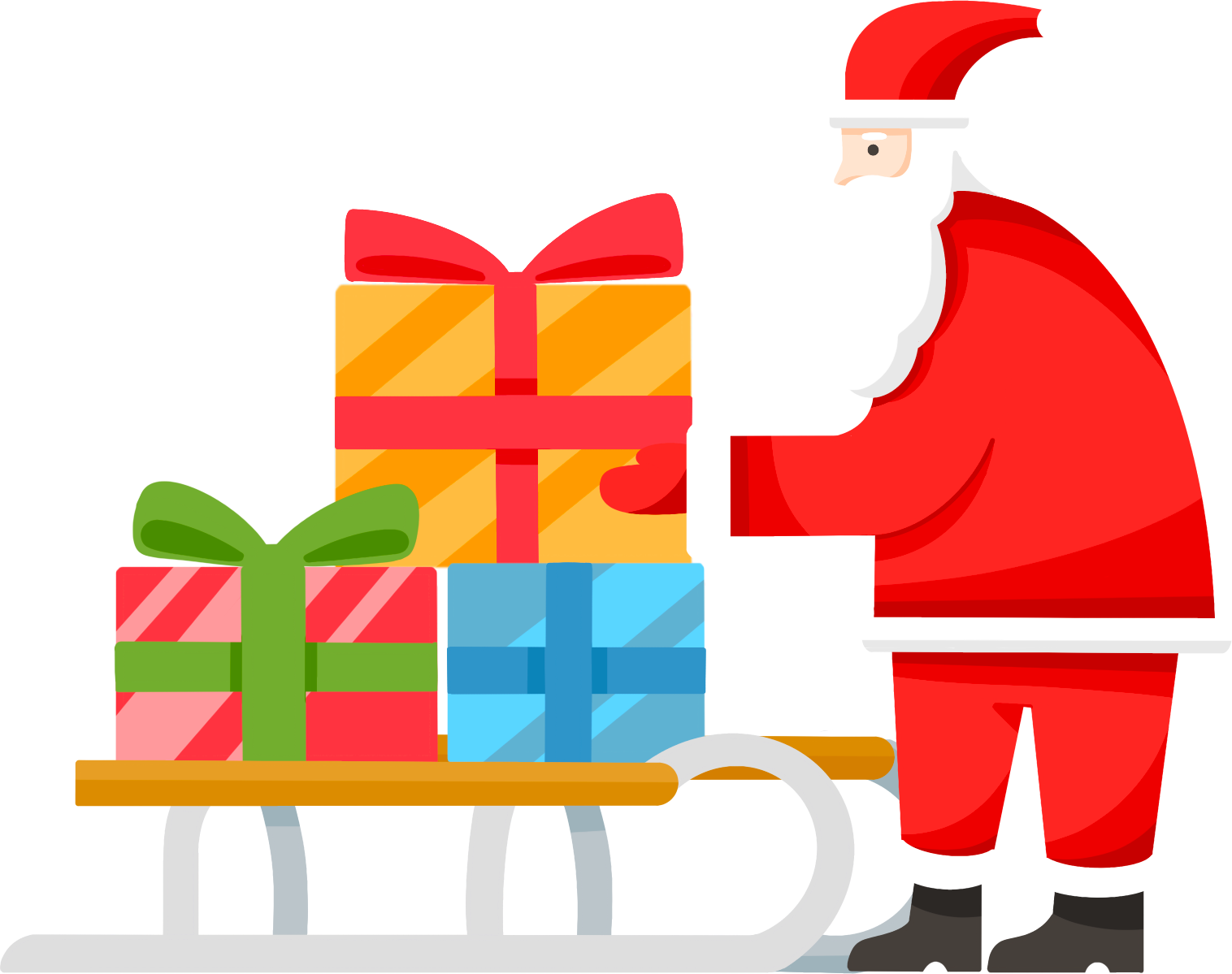 Christmas Eve Santa Claus gift image