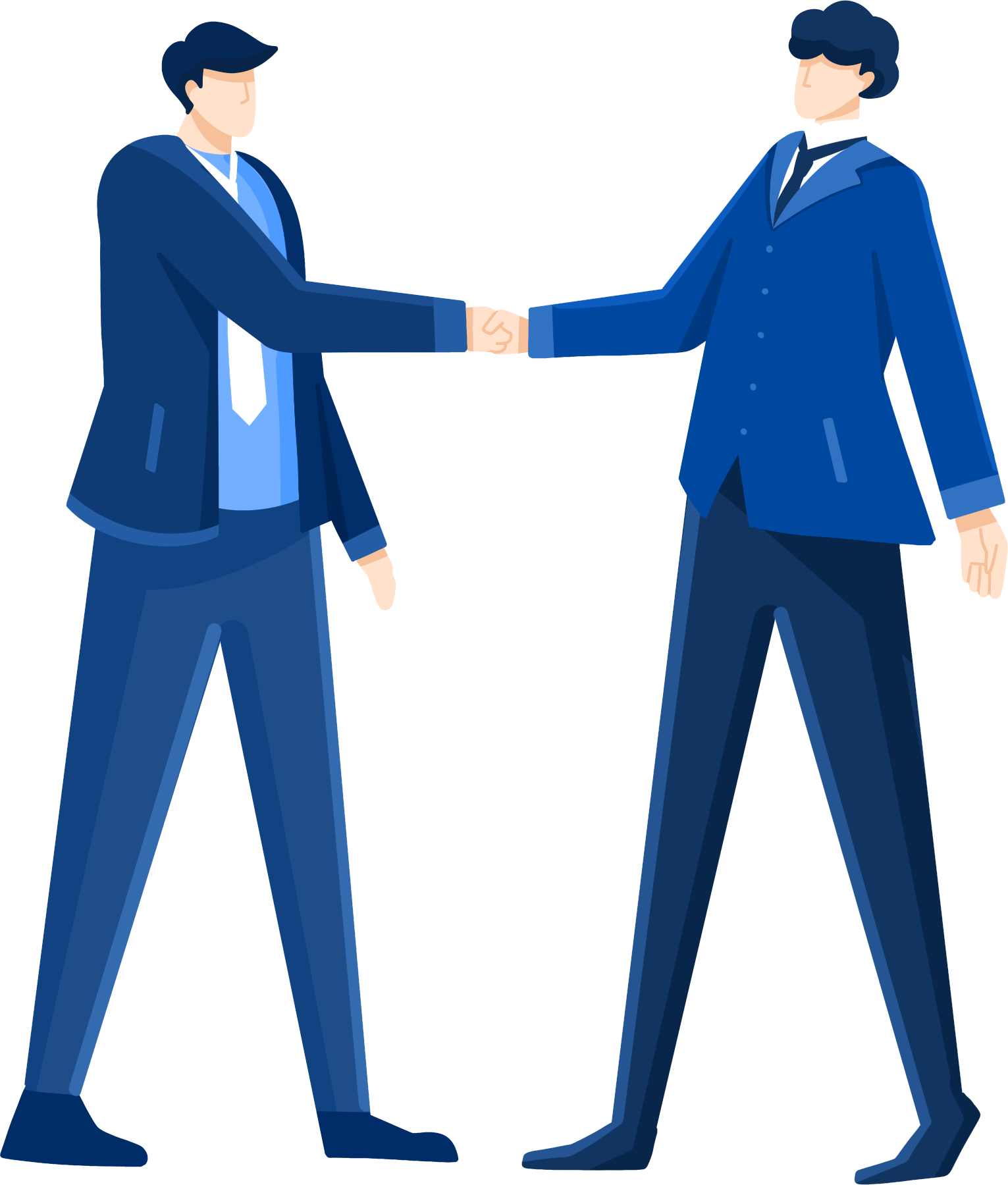 Cartoon character collaboration office business image
