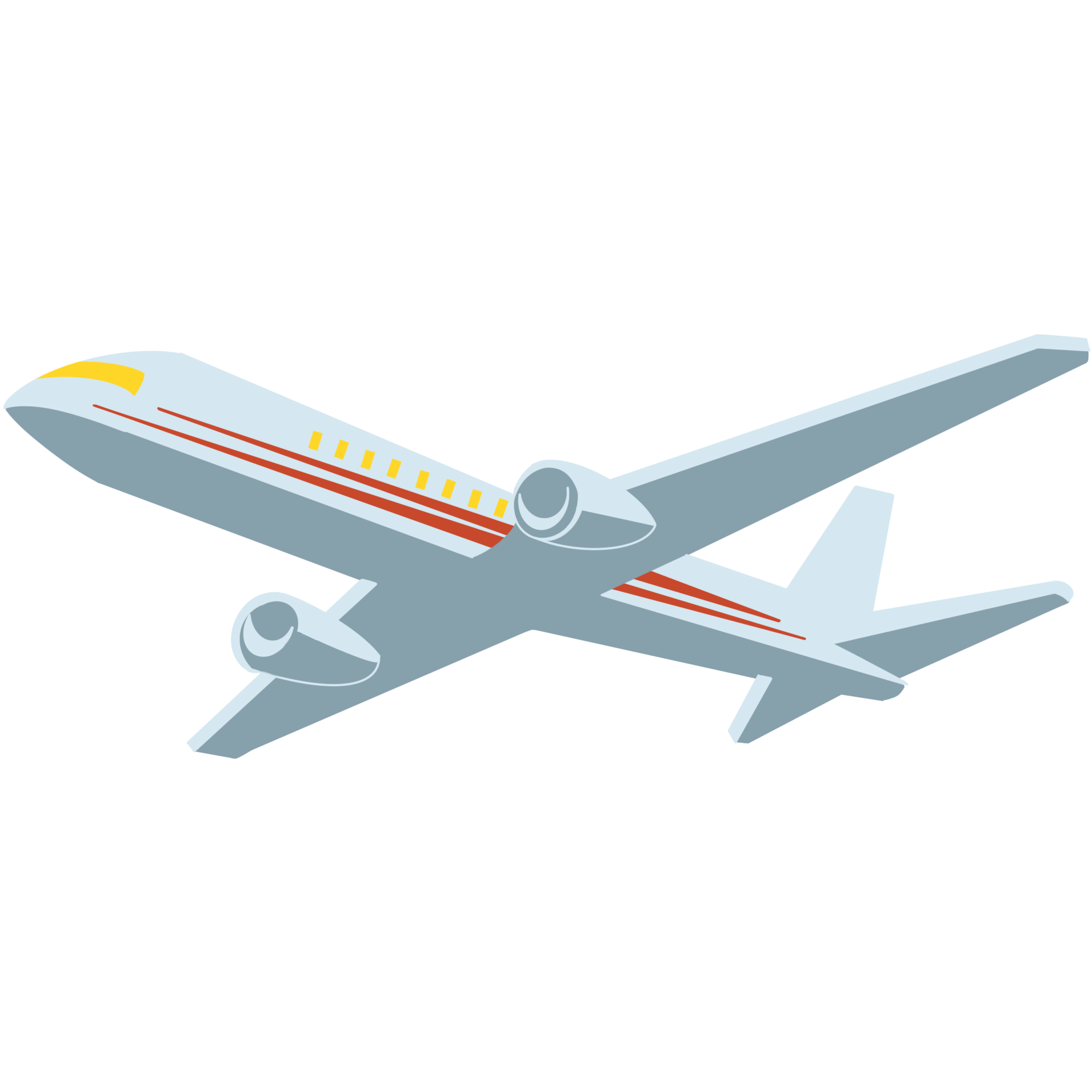 Cartoon transportation vehicle airplane image