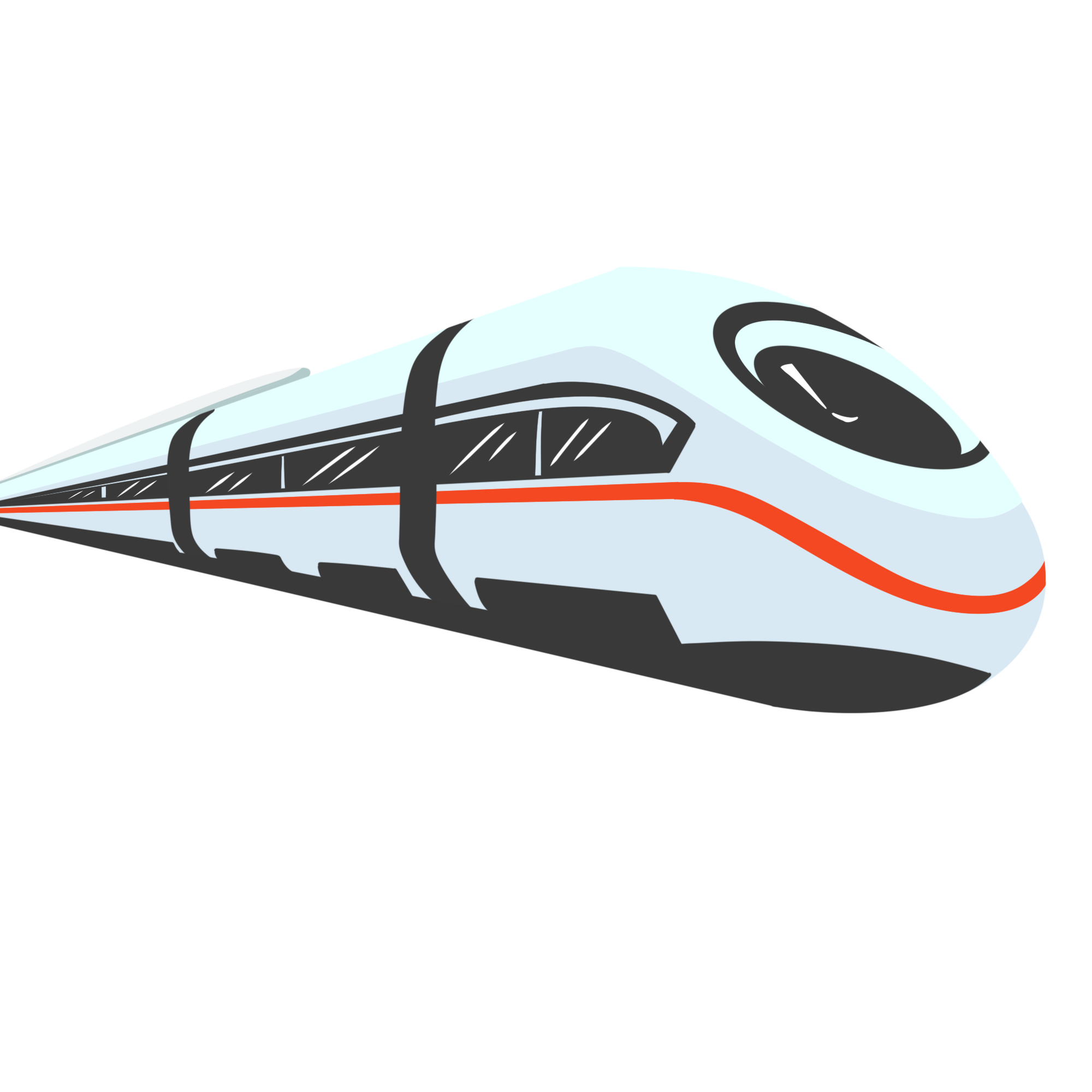 Spring Festival transportation tools high-speed train images
