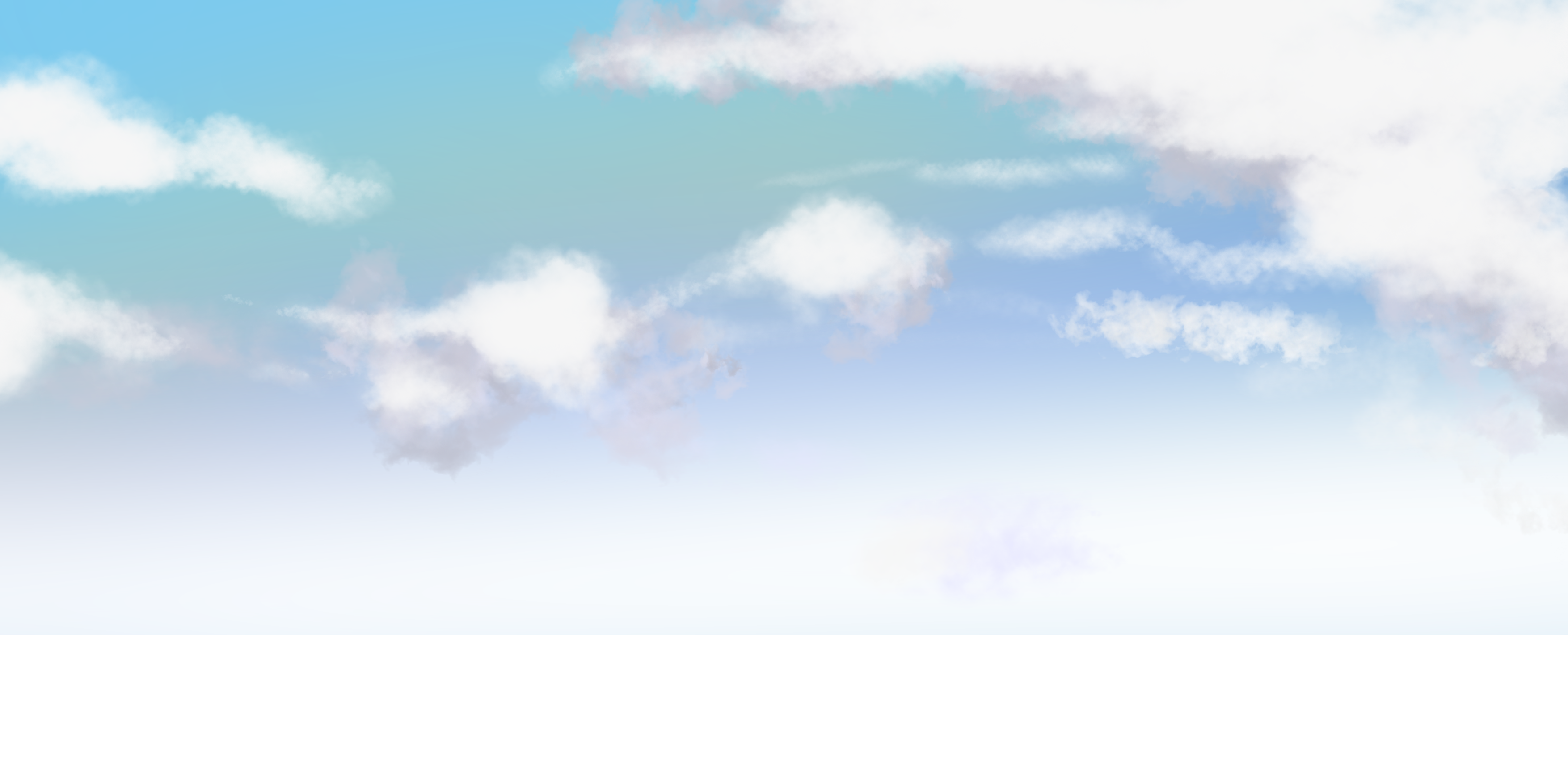 Image of white clouds floating in the sky