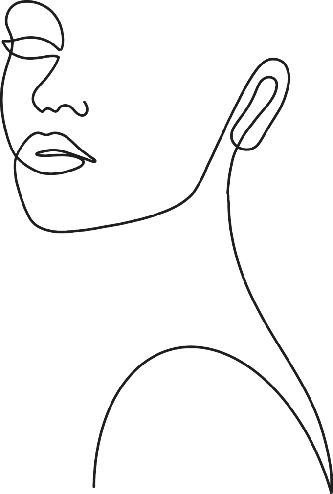 INS style character line drawing elements