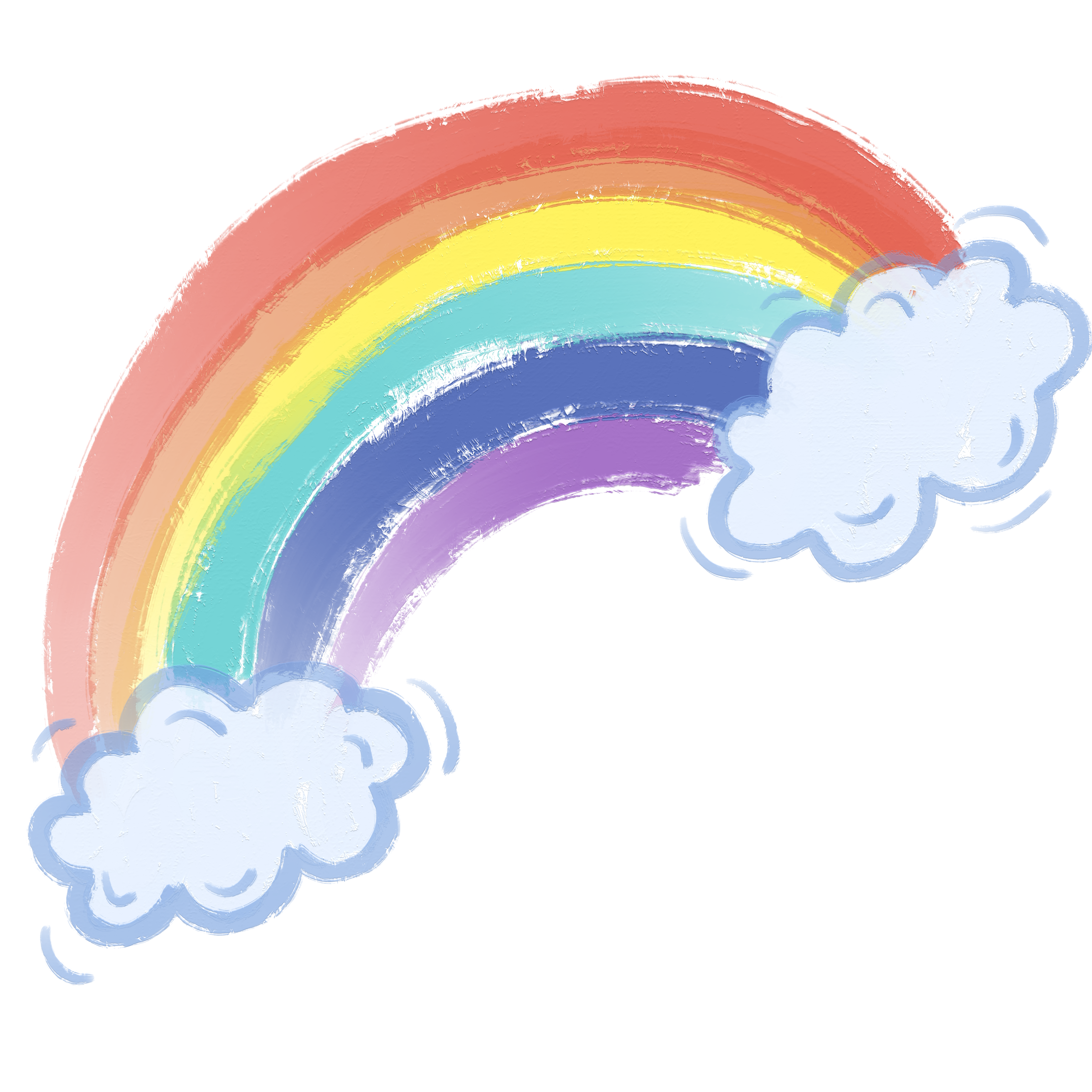 A colorful rainbow image full of childlike fun