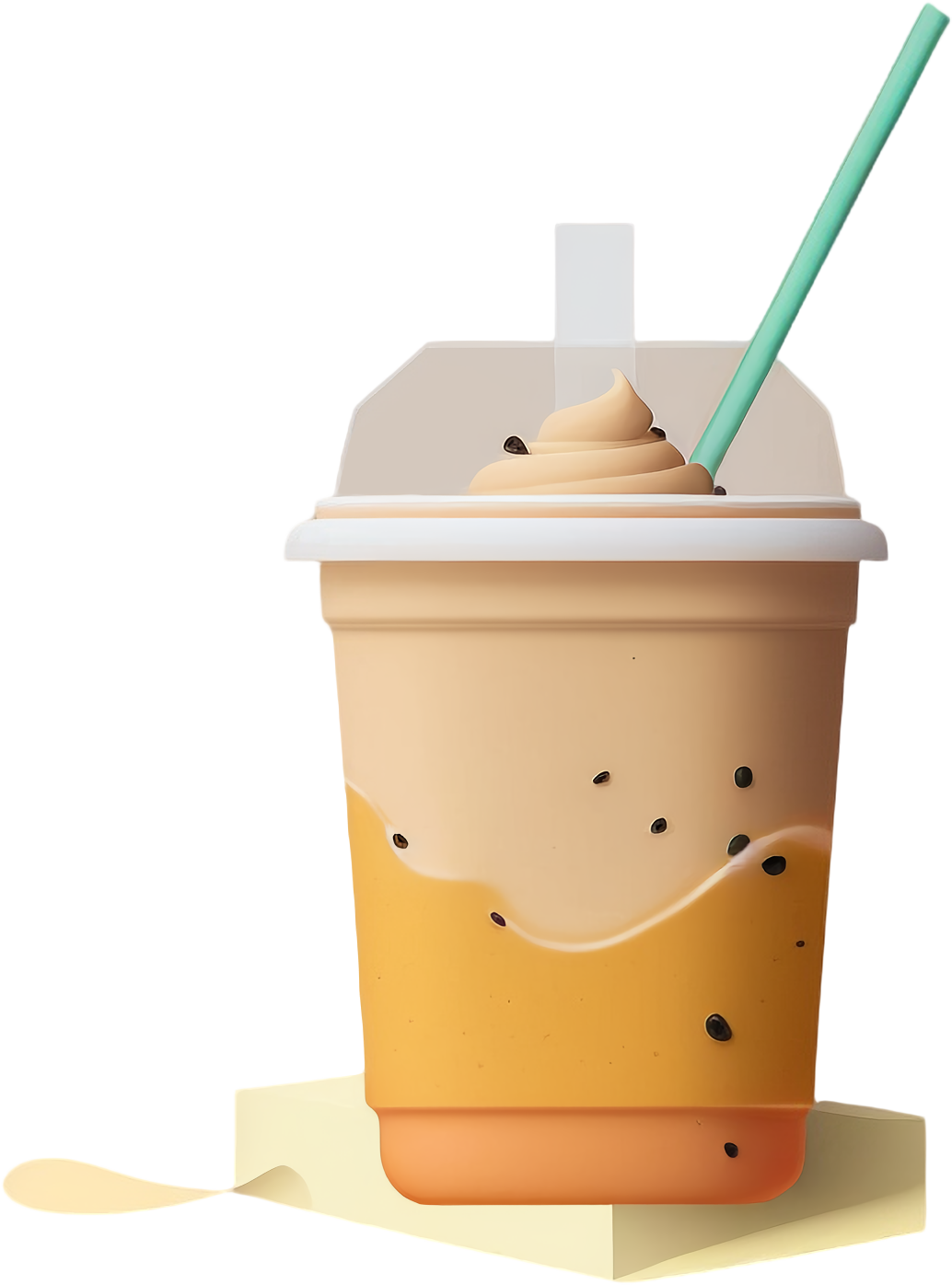 Summer Refreshing Drink Milk Tea Ingredients