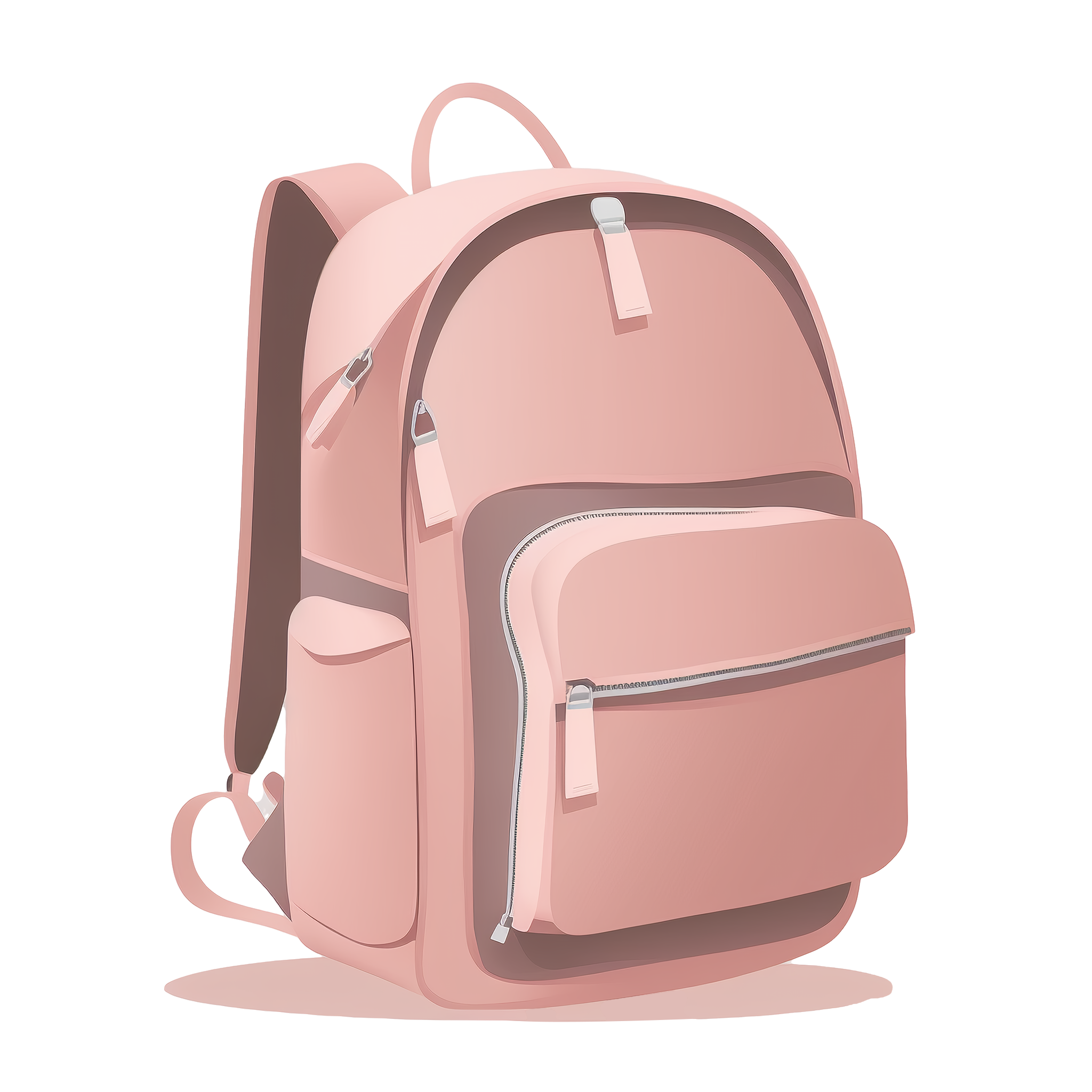 Transparent backpack illustration design vector