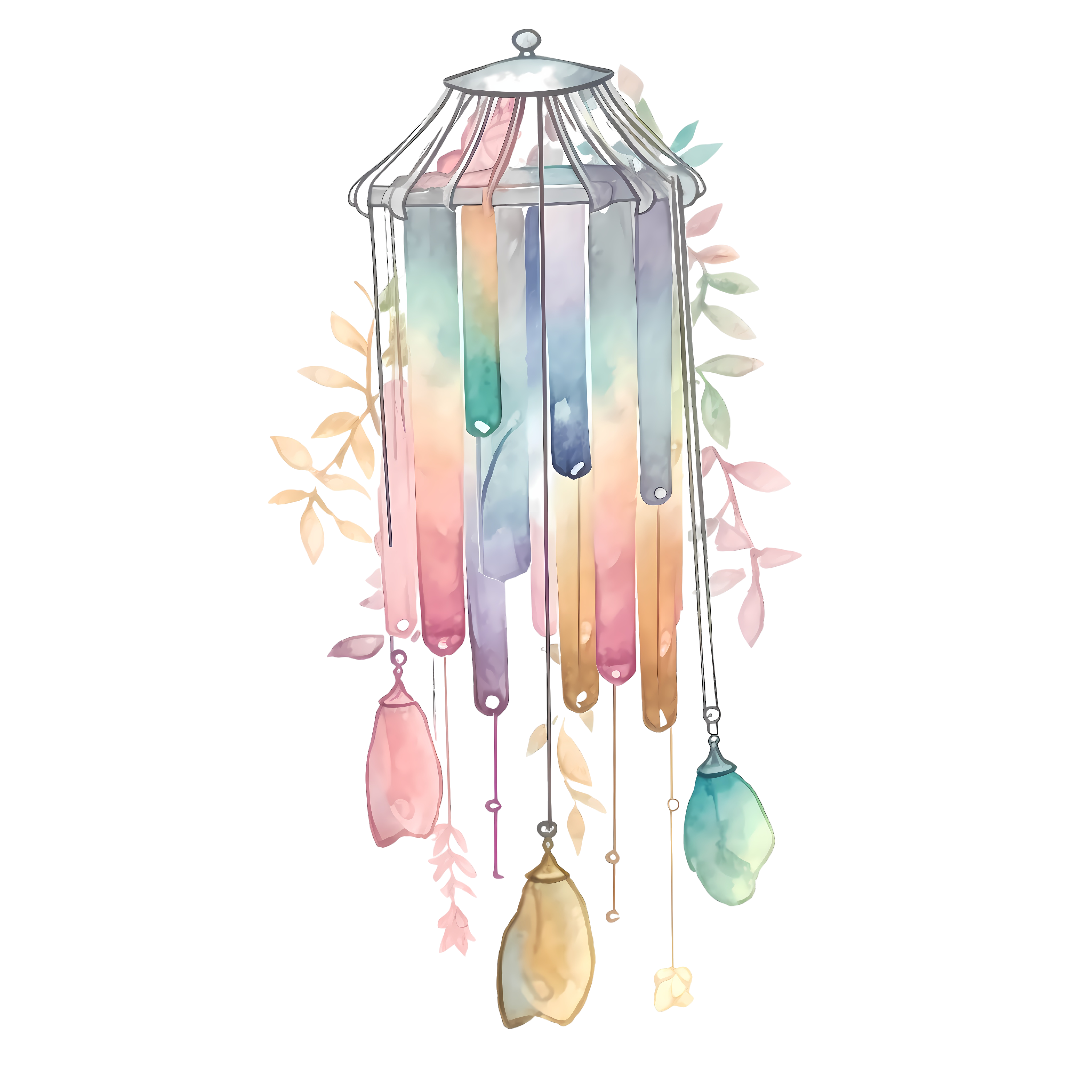 Transparent background bellflower bouquet PNG material