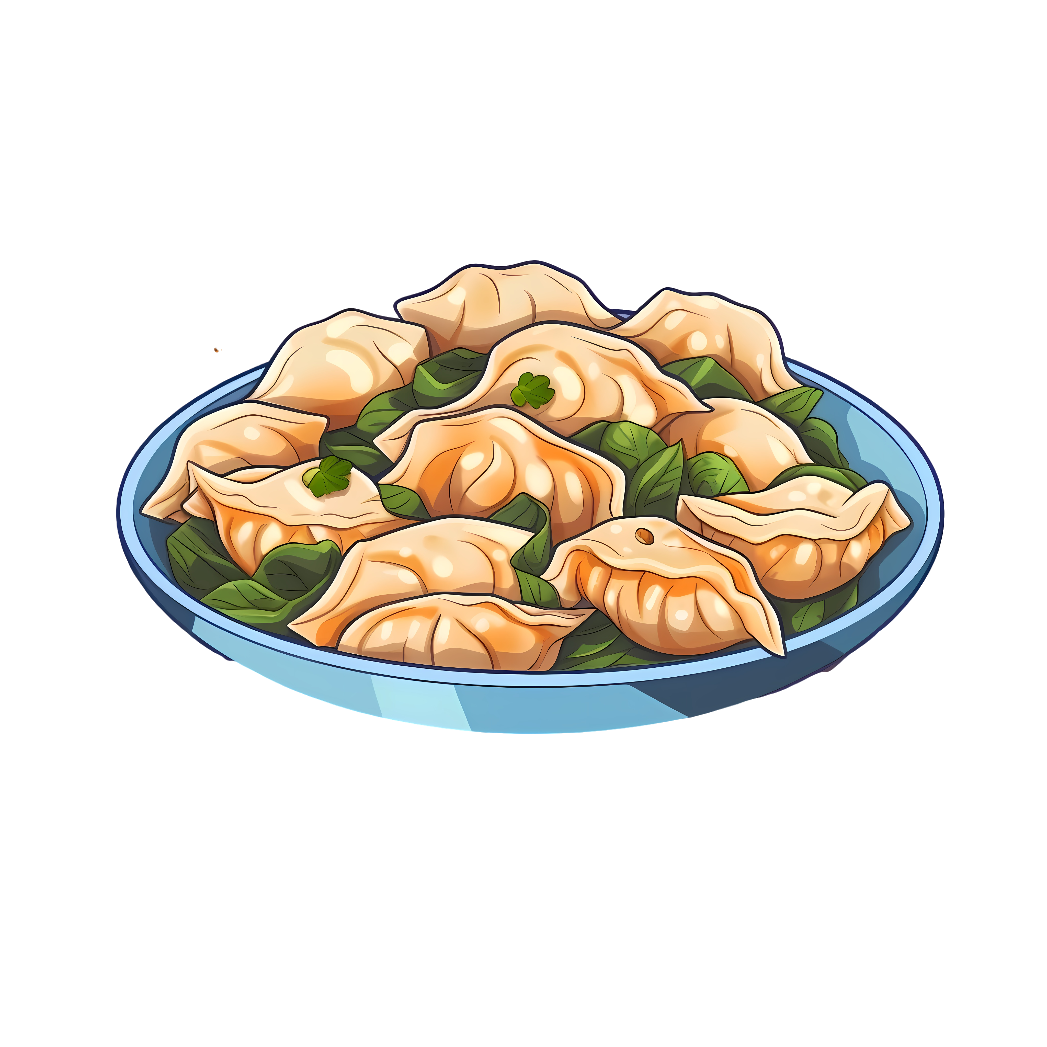 Fresh high-definition dumpling graphic material