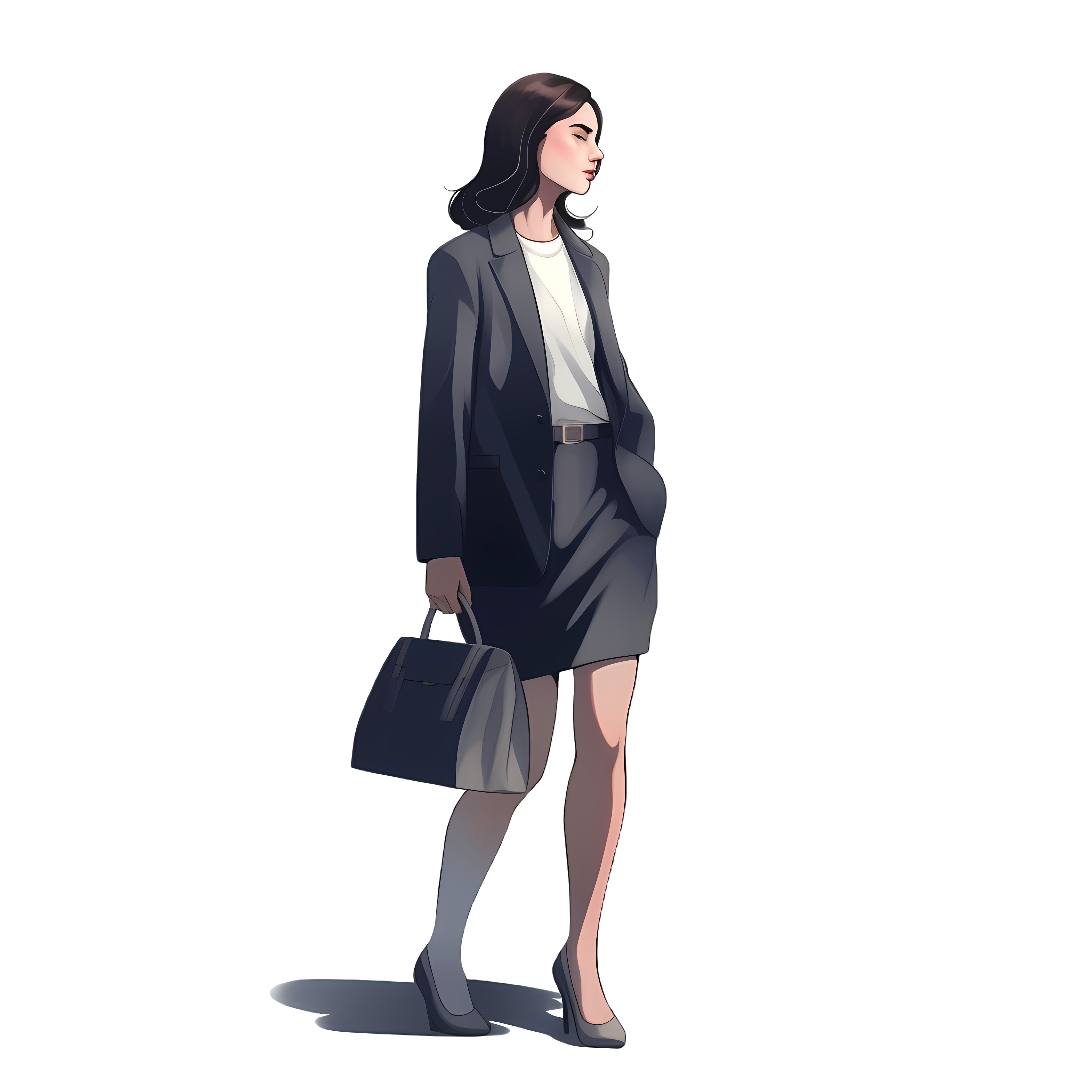 Elegant Female Business Illustration