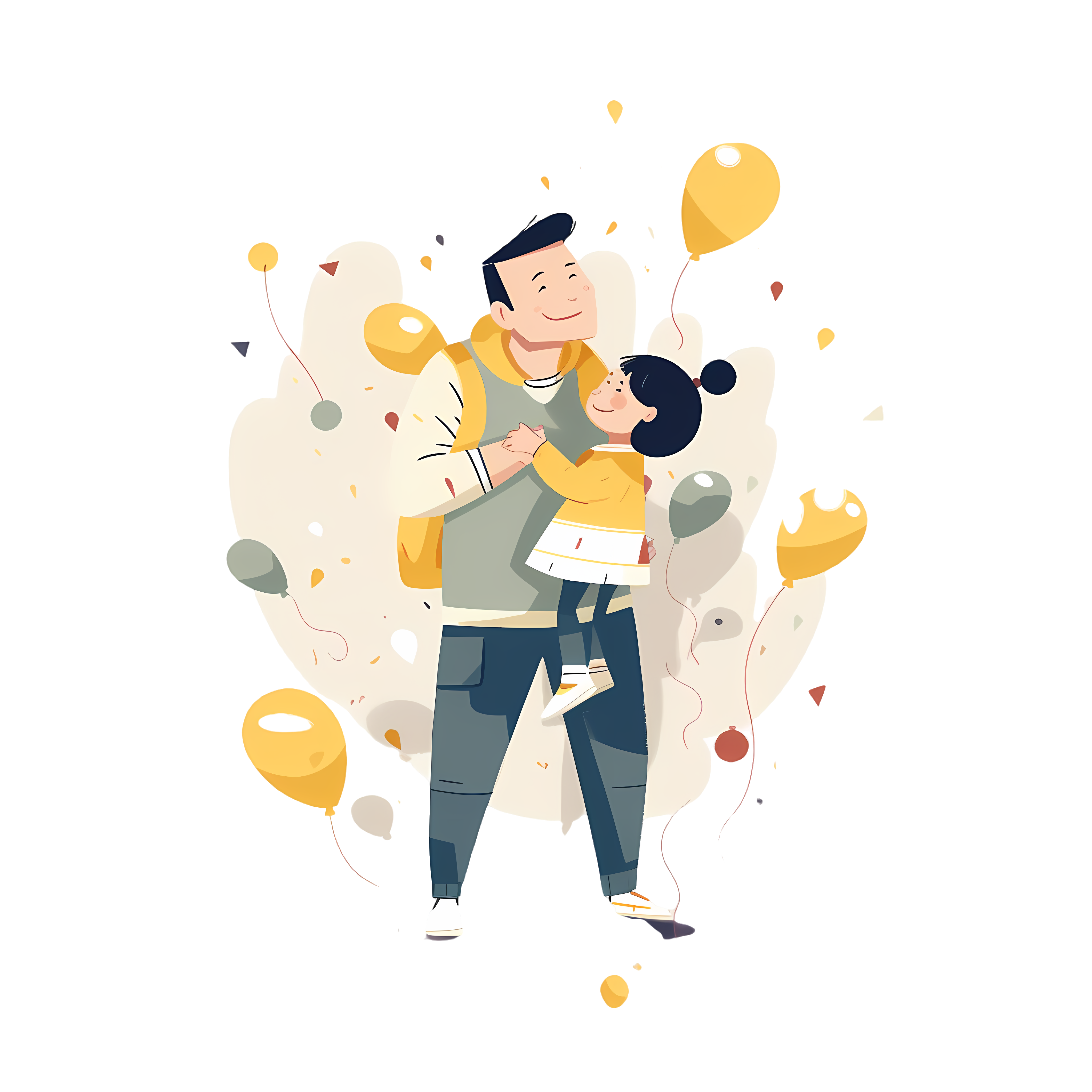 Happy Father's Day illustration design