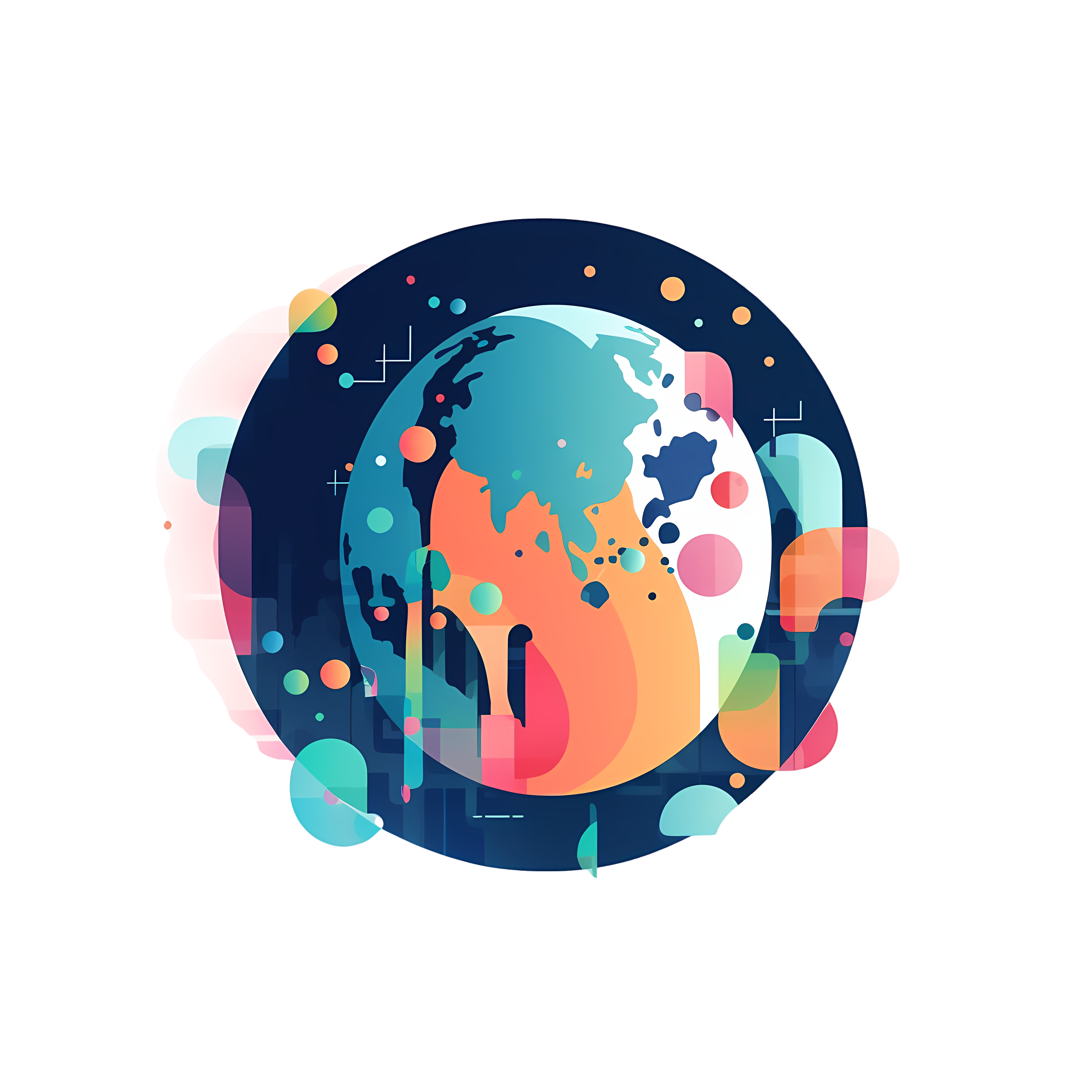 Colorful plate images