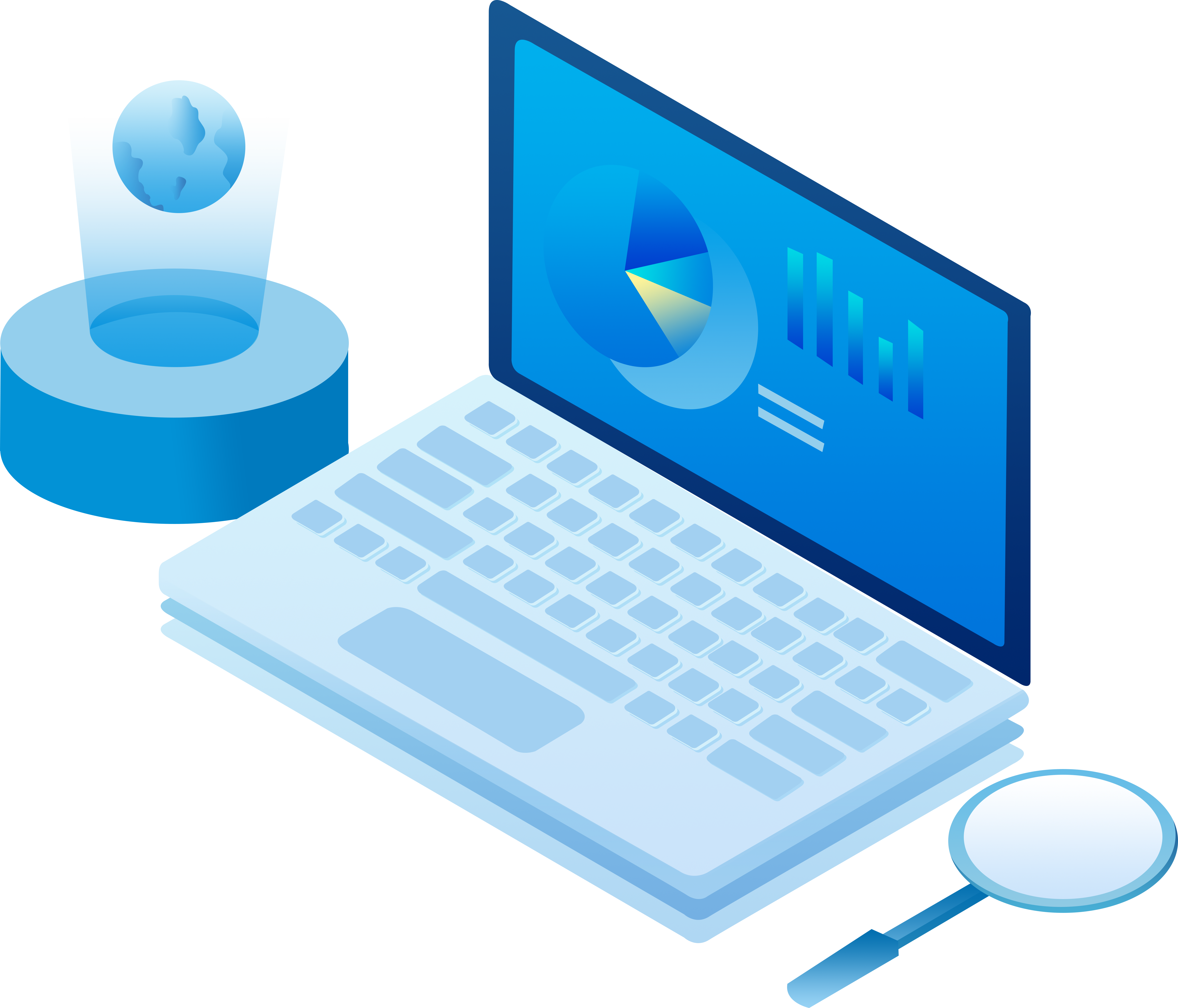 Technology Notebook Computer Business Design Elements